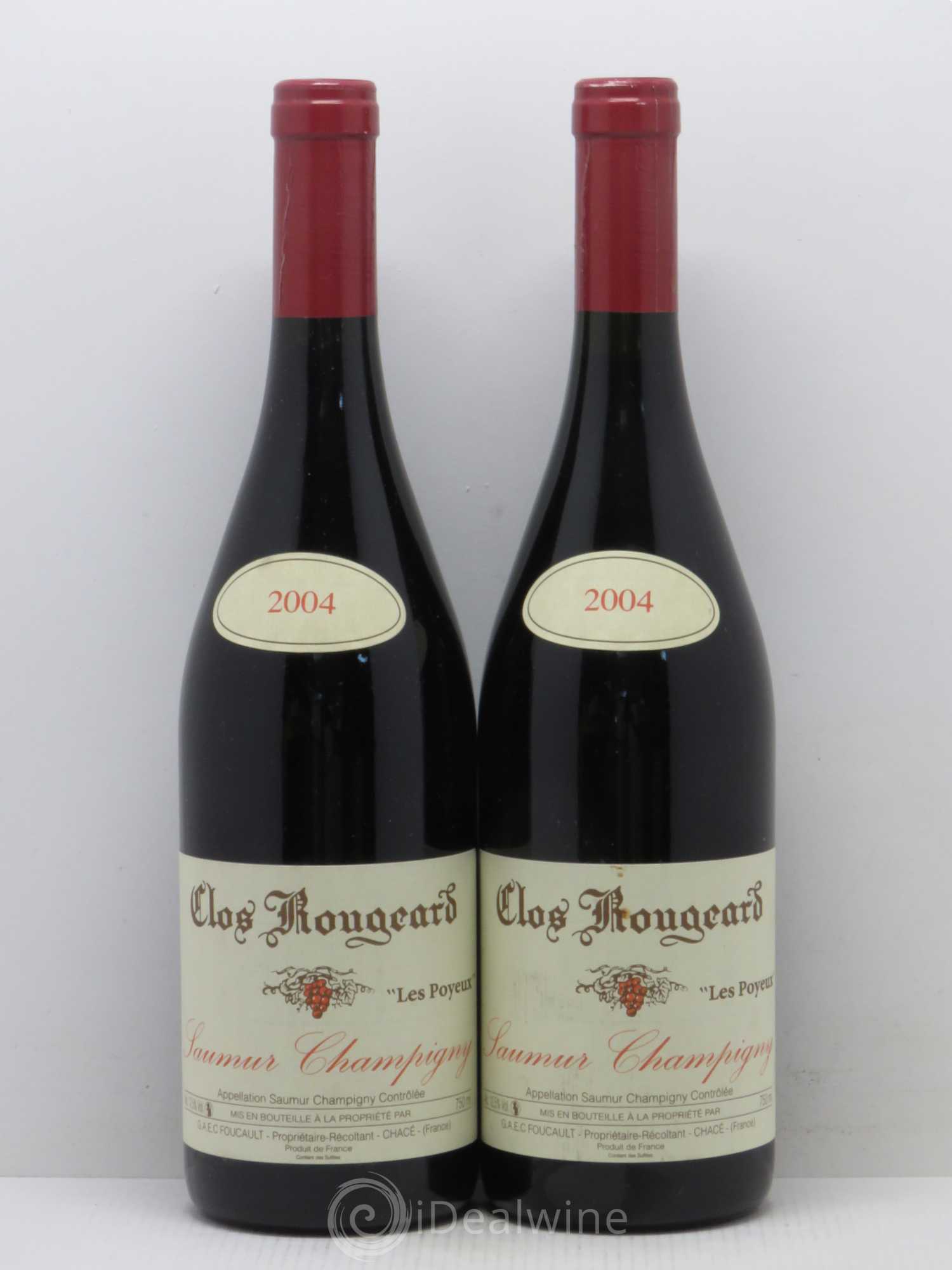 Saumur-Champigny Les Poyeux Clos Rougeard 2004 - Lot de 2 bouteilles - 0