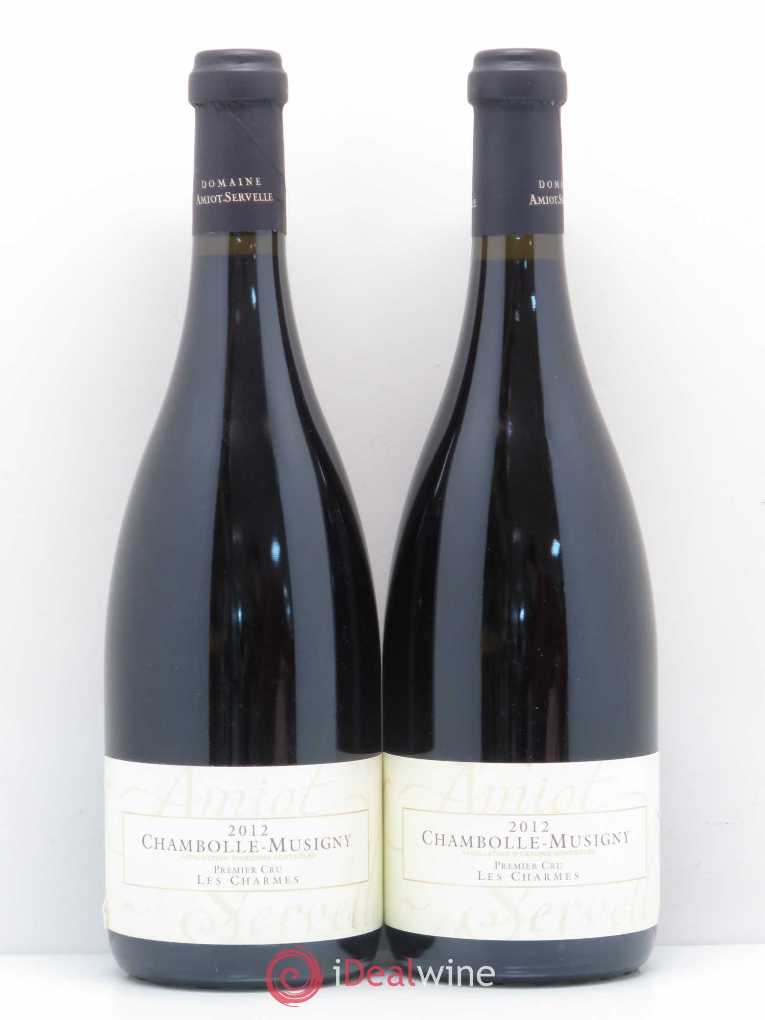 Chambolle-Musigny 1er Cru Les Charmes Amiot-Servelle 2012 - Lot de 2 bouteilles - 0