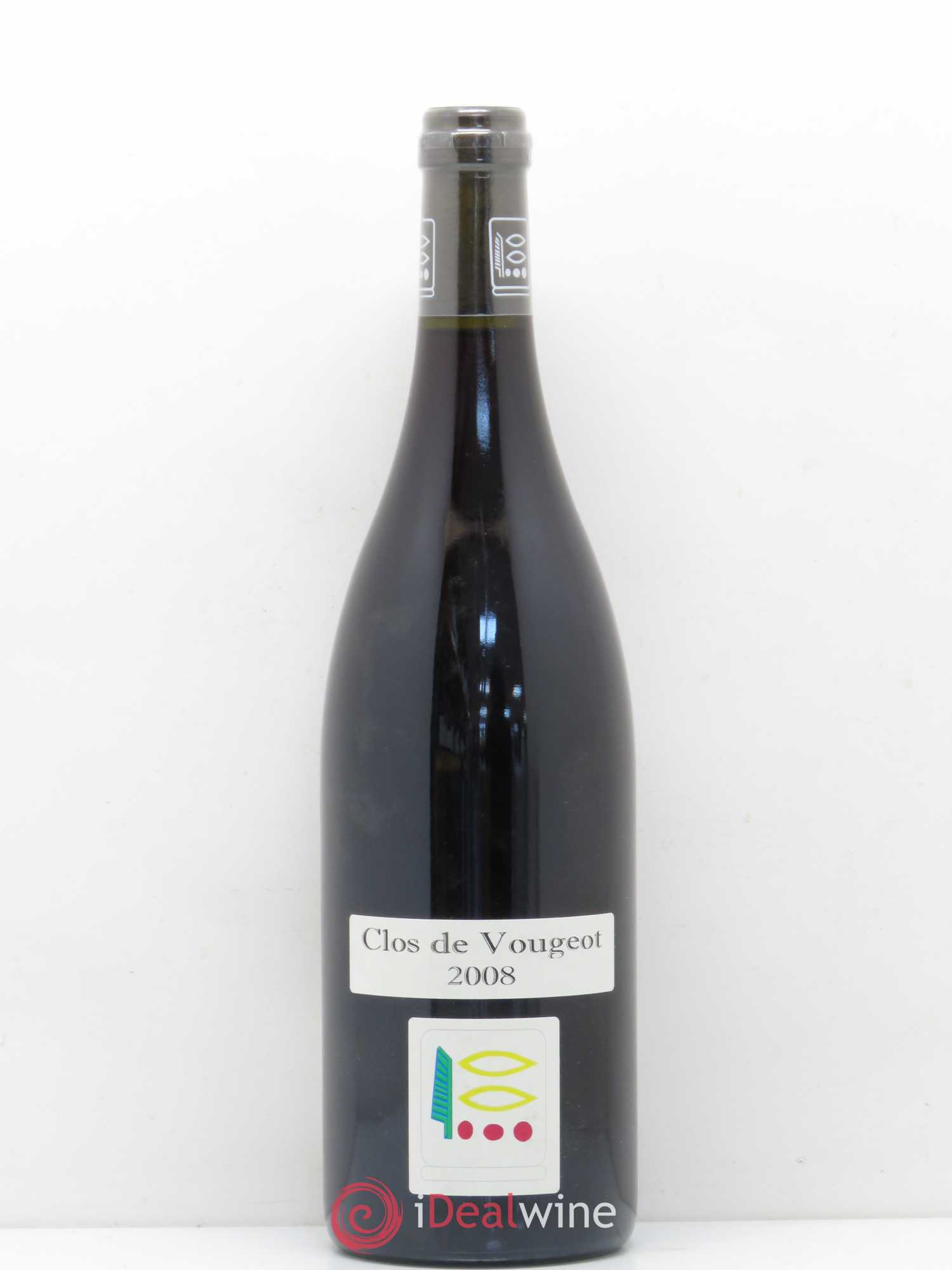 Clos de Vougeot Grand Cru Prieuré Roch 2008 - Lot de 1 bouteille - 0