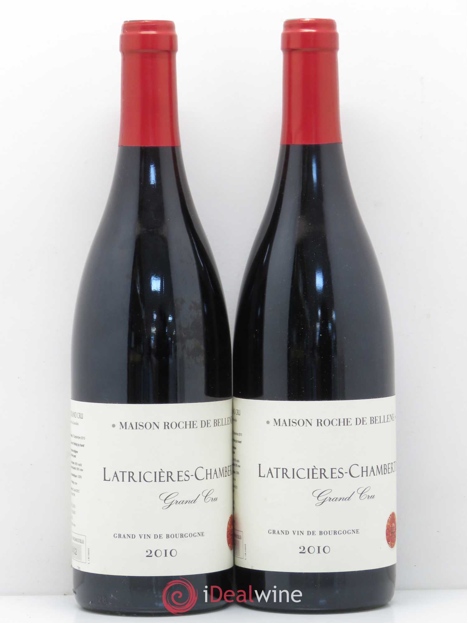 Latricières-Chambertin Grand Cru Roche de Bellene 2010 - Lot de 2 bouteilles - 0