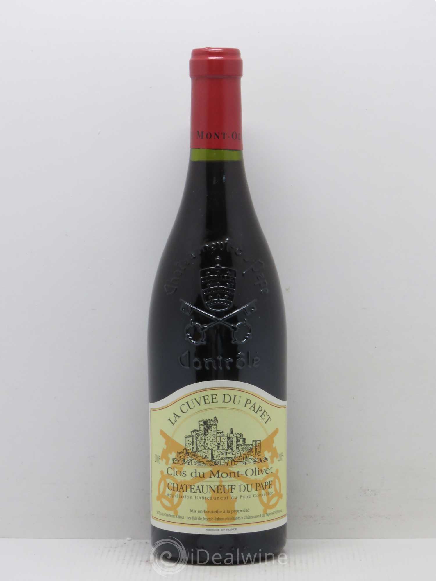 Châteauneuf-du-Pape Cuvée du Papet Clos du Mont-Olivet 2005 - Lot de 1 bouteille - 0