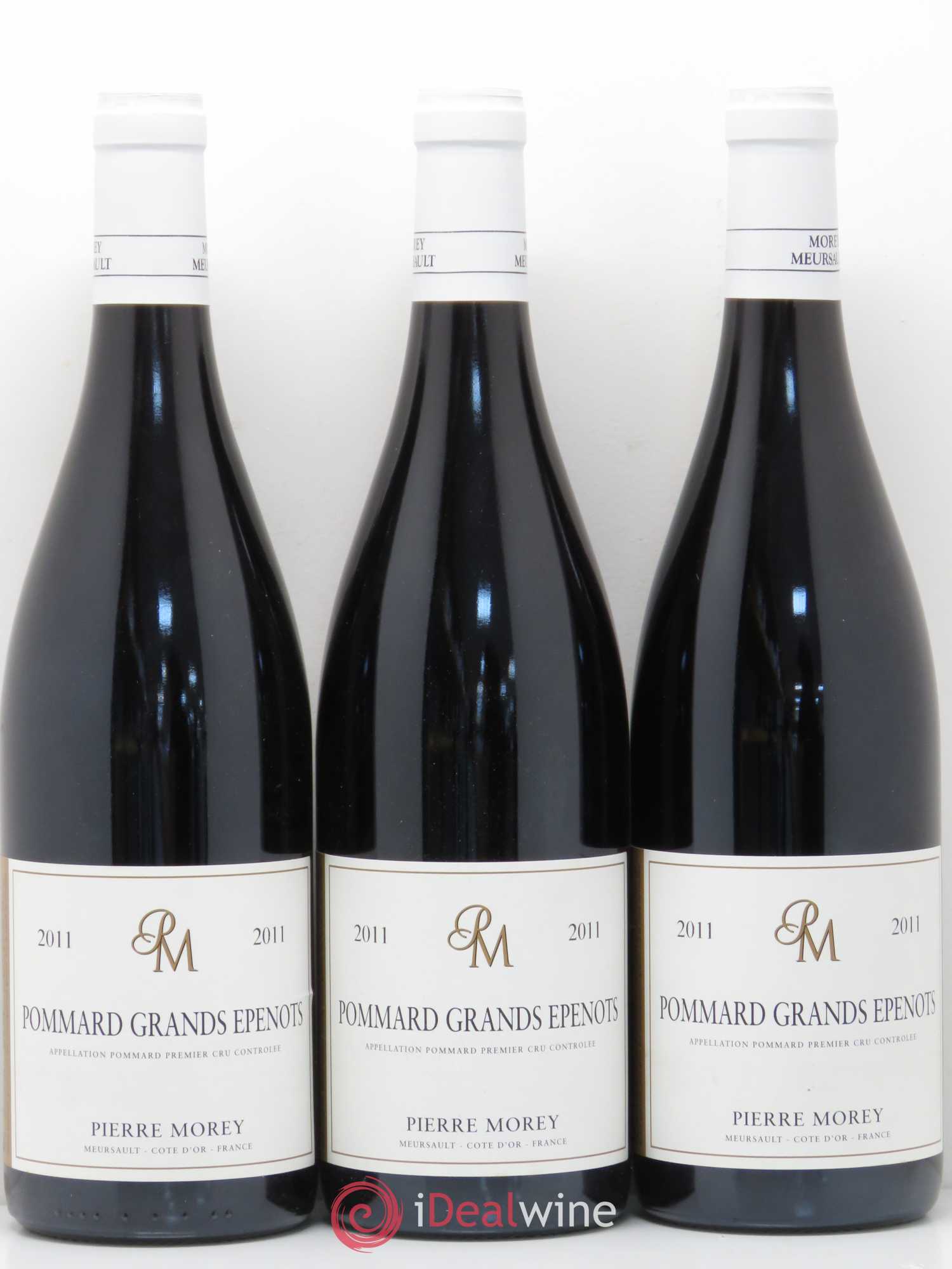 Pommard 1er Cru Grands Epenots Pierre Morey (Domaine) 2011 - Lot de 3 bouteilles - 0