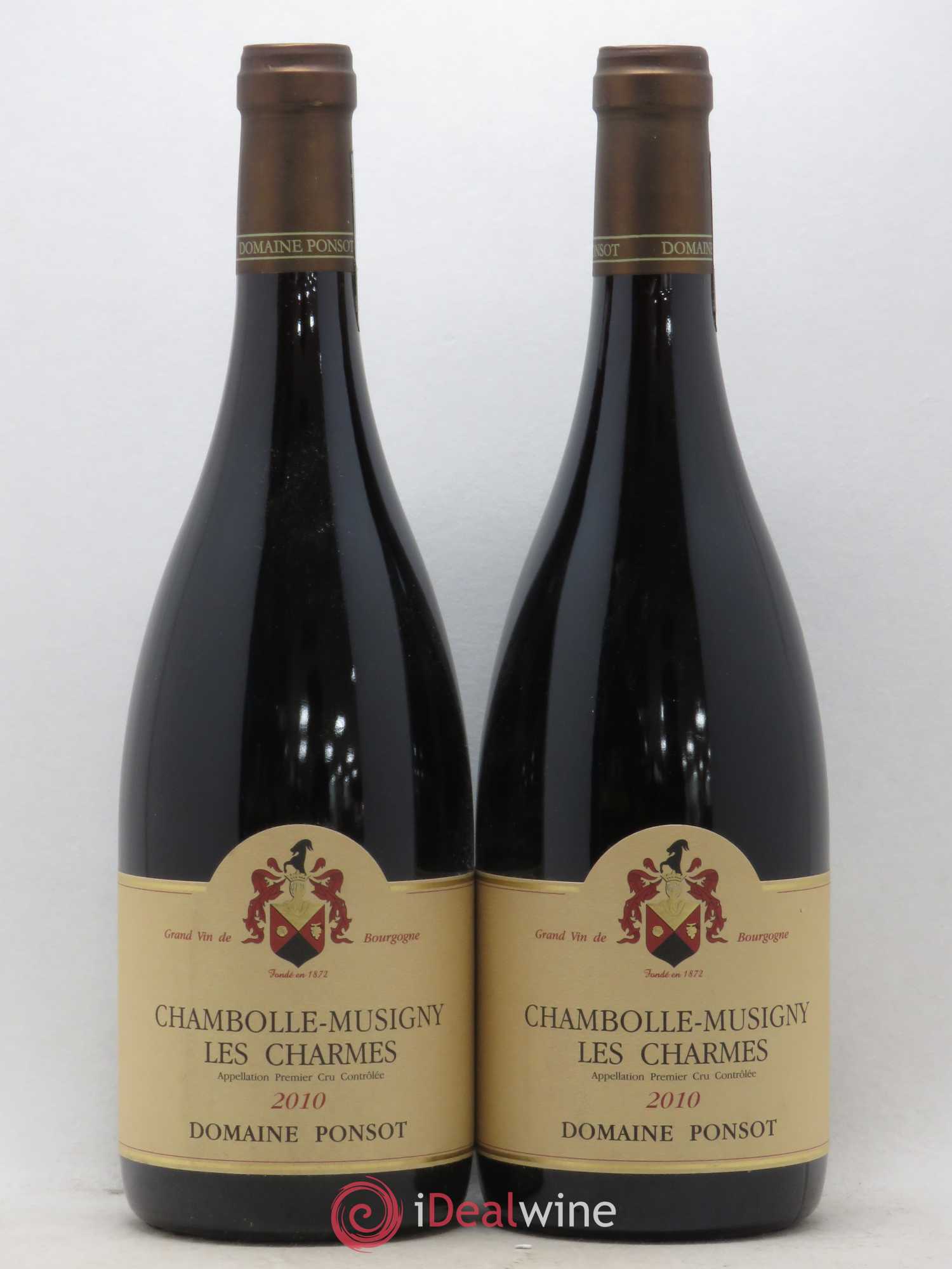 Chambolle-Musigny 1er Cru Les Charmes Ponsot (Domaine) 2010 - Lot de 2 bouteilles - 0