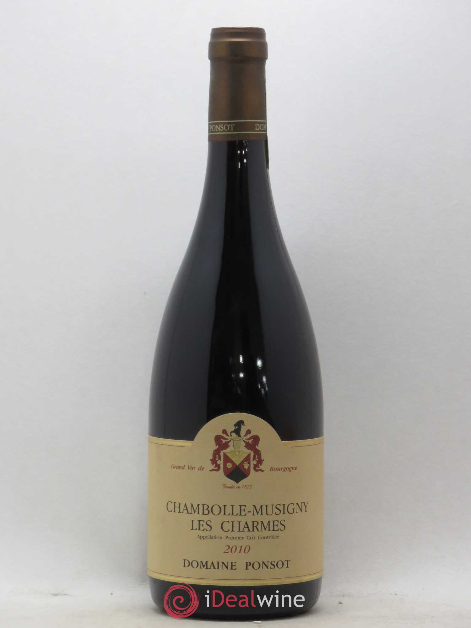 Chambolle-Musigny 1er Cru Les Charmes Ponsot (Domaine) 2010 - Lot de 1 bouteille - 0