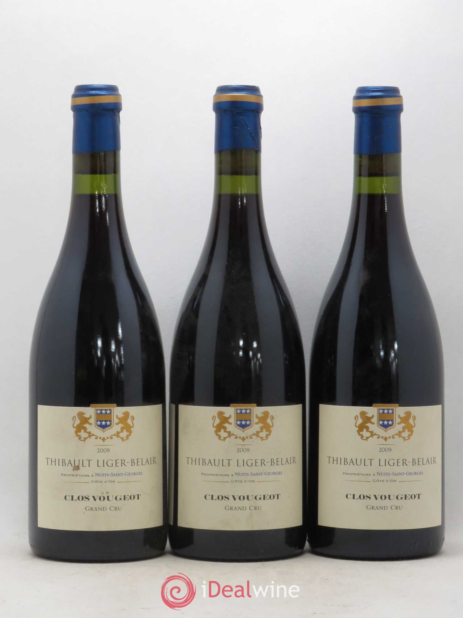 Clos de Vougeot Grand Cru Thibault Liger Belair 2009 - Lotto di 3 bottiglie - 0