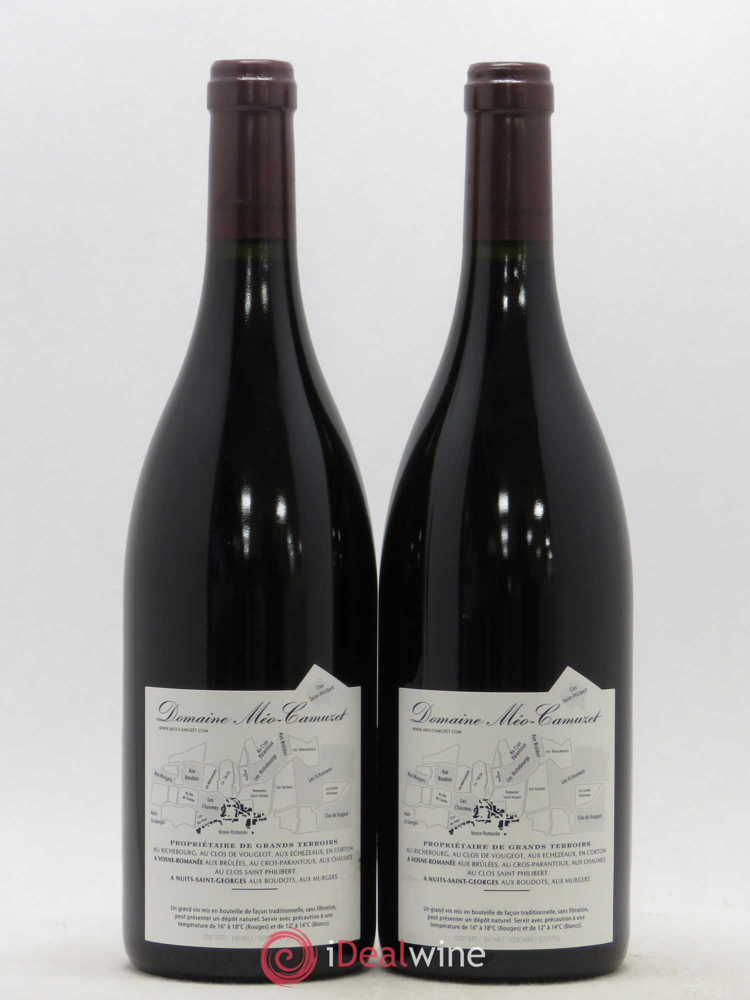 Vosne-Romanée 1er Cru Les Chaumes Méo-Camuzet (Domaine) 2009 - Lot de 2 bouteilles - 1
