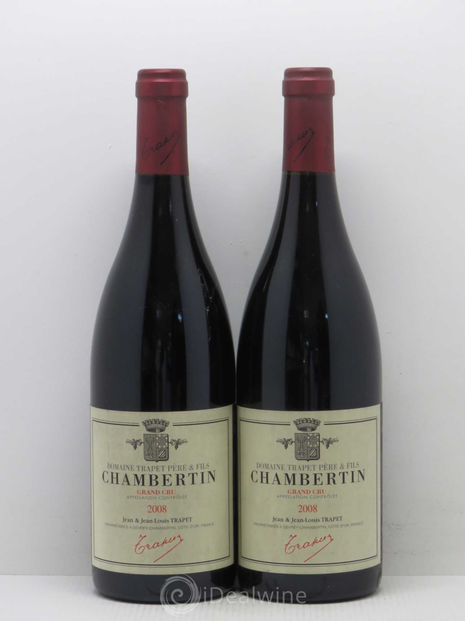 Chambertin Grand Cru Domaine Trapet 2008 - Lot de 2 bouteilles - 0