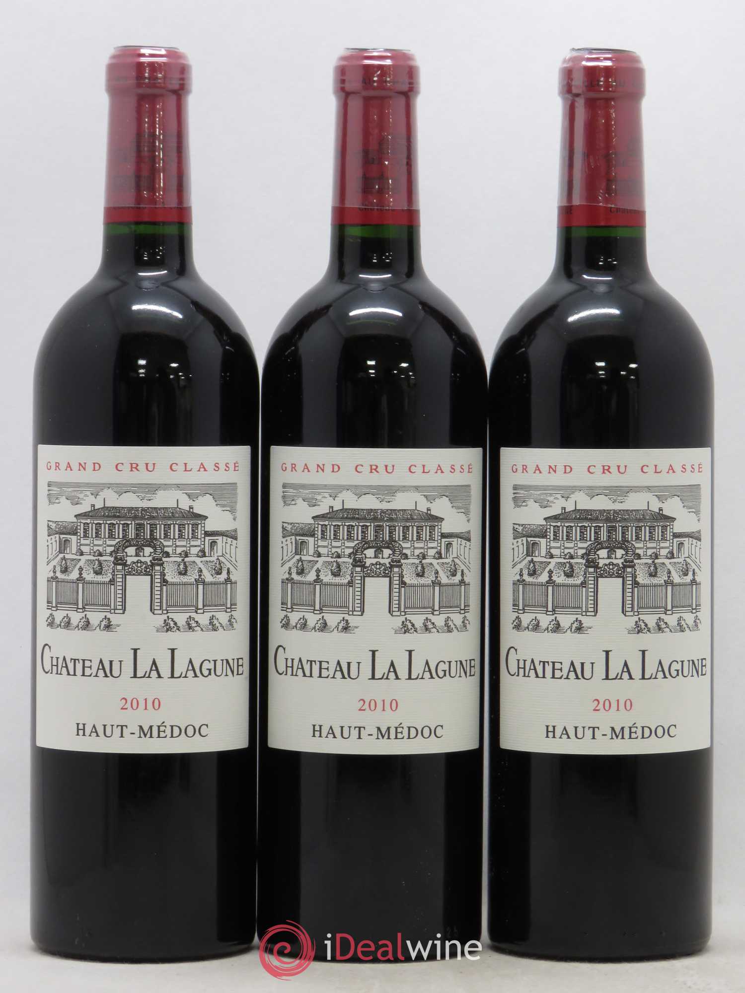 Château la Lagune 3ème Grand Cru Classé 2010 - Lot de 3 bouteilles - 0