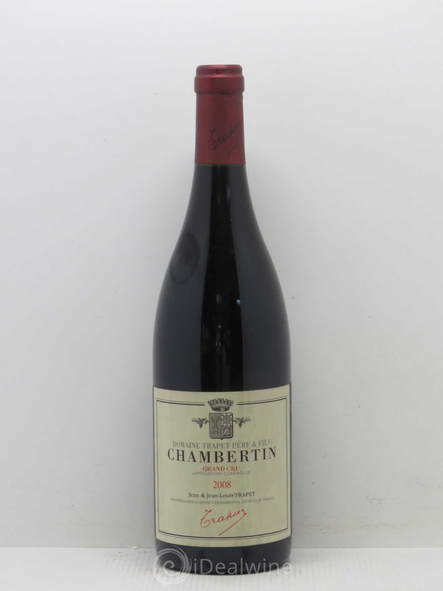 Chambertin Grand Cru Domaine Trapet 2008 - Lot de 1 bouteille - 0
