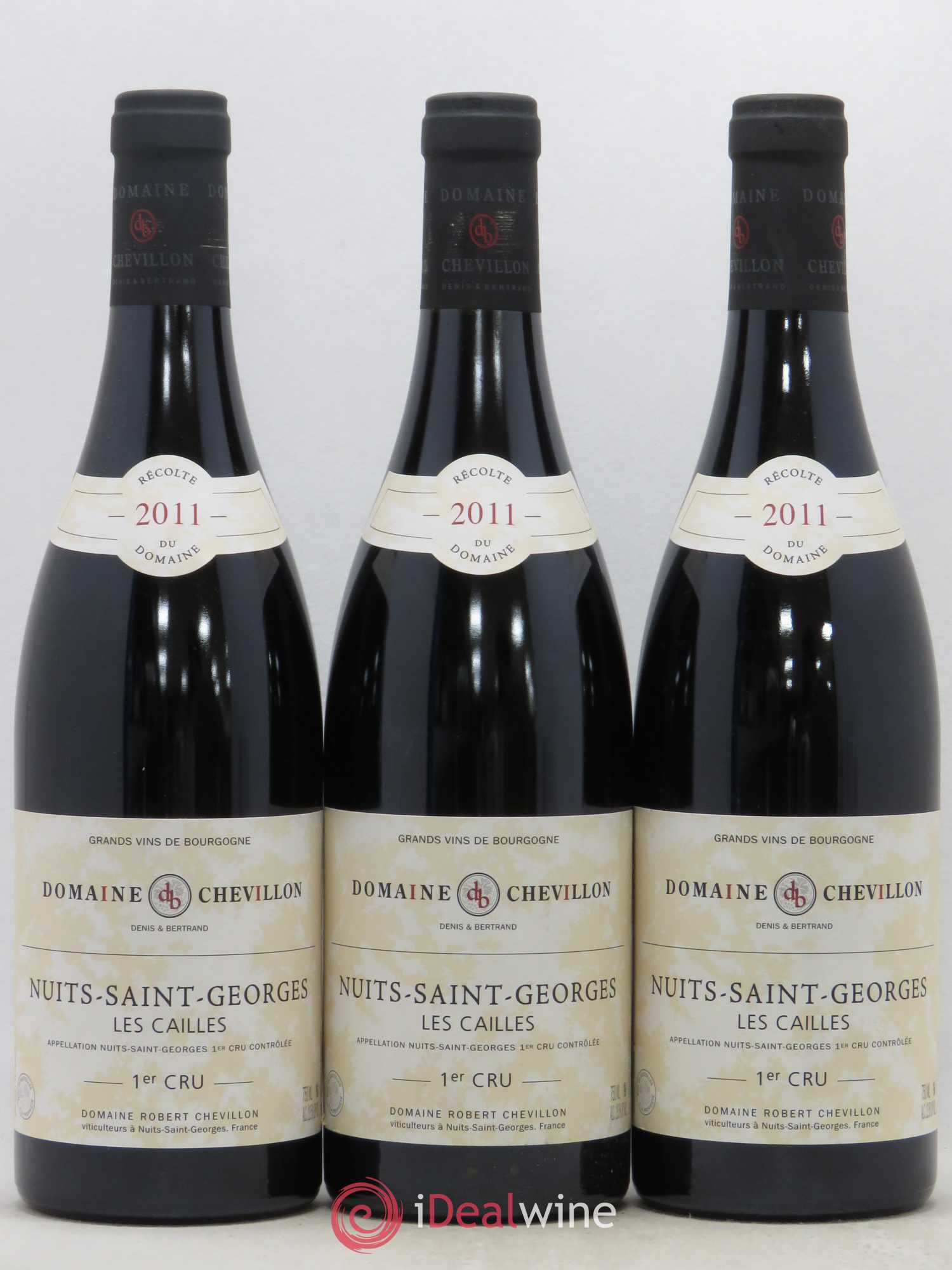 Nuits-Saint-Georges 1er Cru Les Cailles Robert Chevillon 2011 - Lot de 3 bouteilles - 0