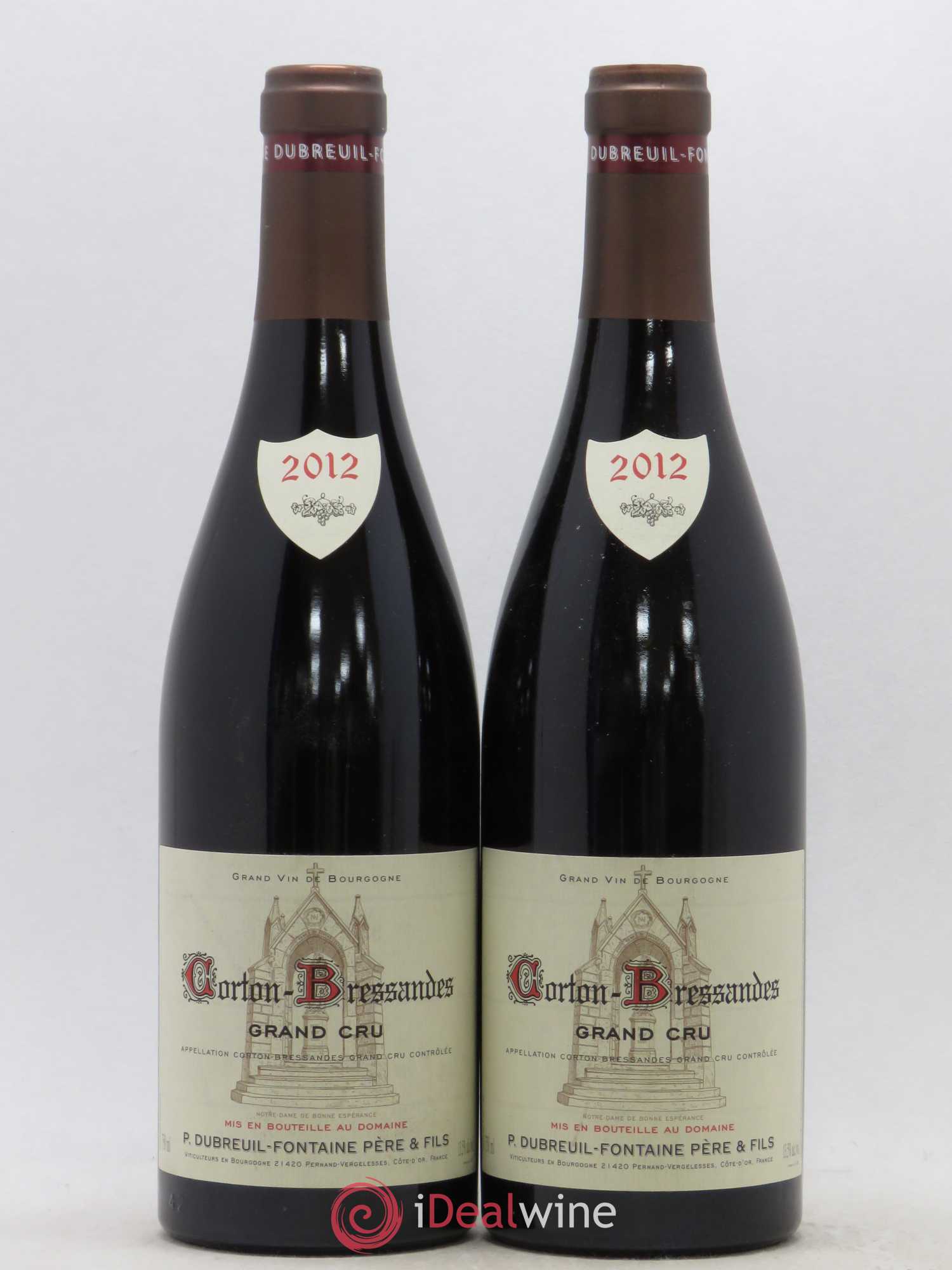 Corton Grand Cru Bressandes Dubreuil-Fontaine (Domaine) 2012 - Lot de 2 bouteilles - 0