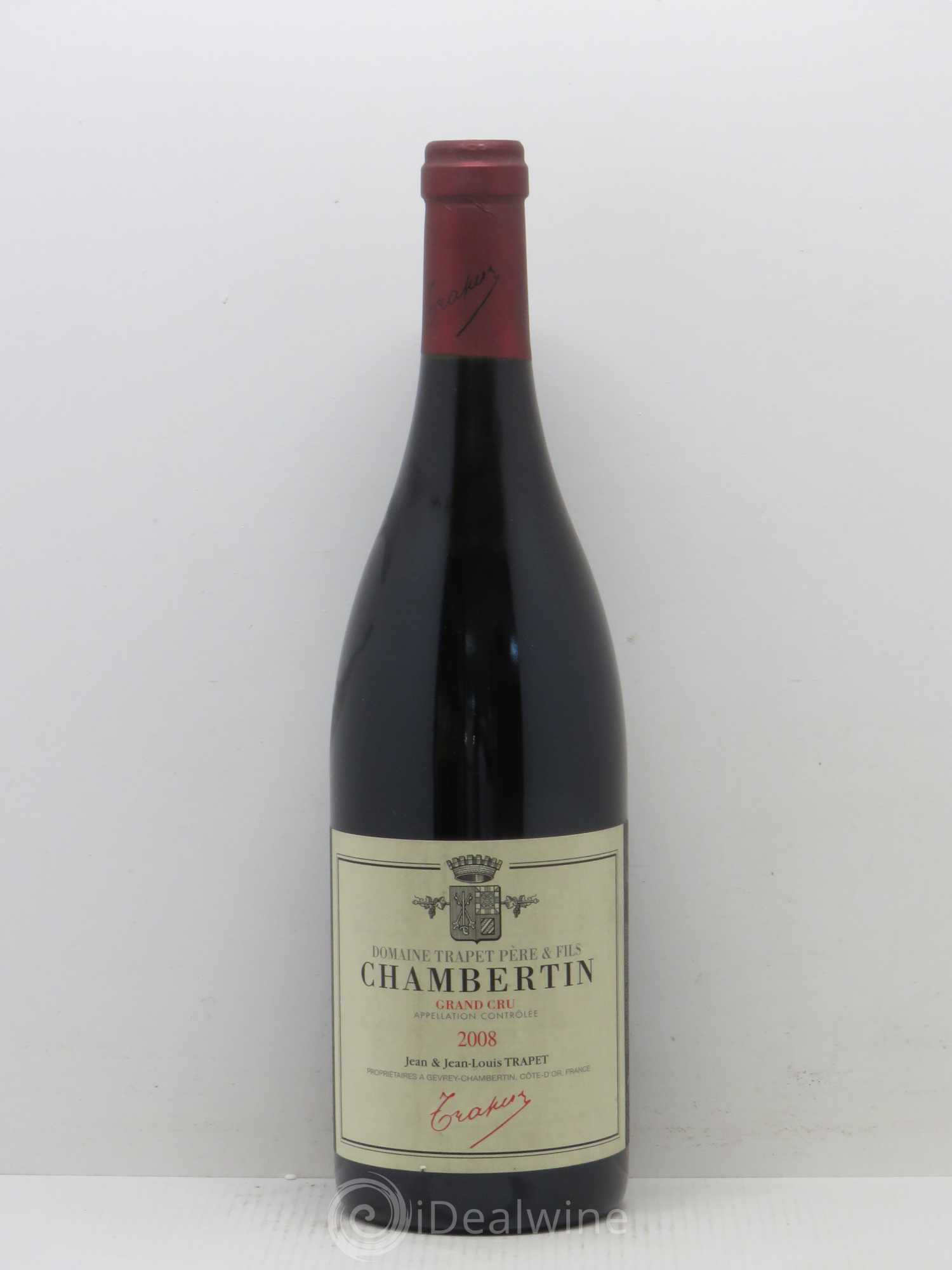 Chambertin Grand Cru Domaine Trapet 2008 - Lot de 1 bouteille - 0