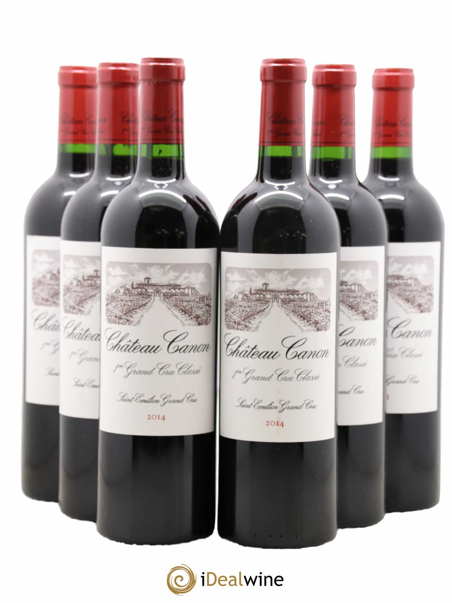 Château Canon 1er Grand Cru Classé B 2014 - Lot de 6 bouteilles - 0
