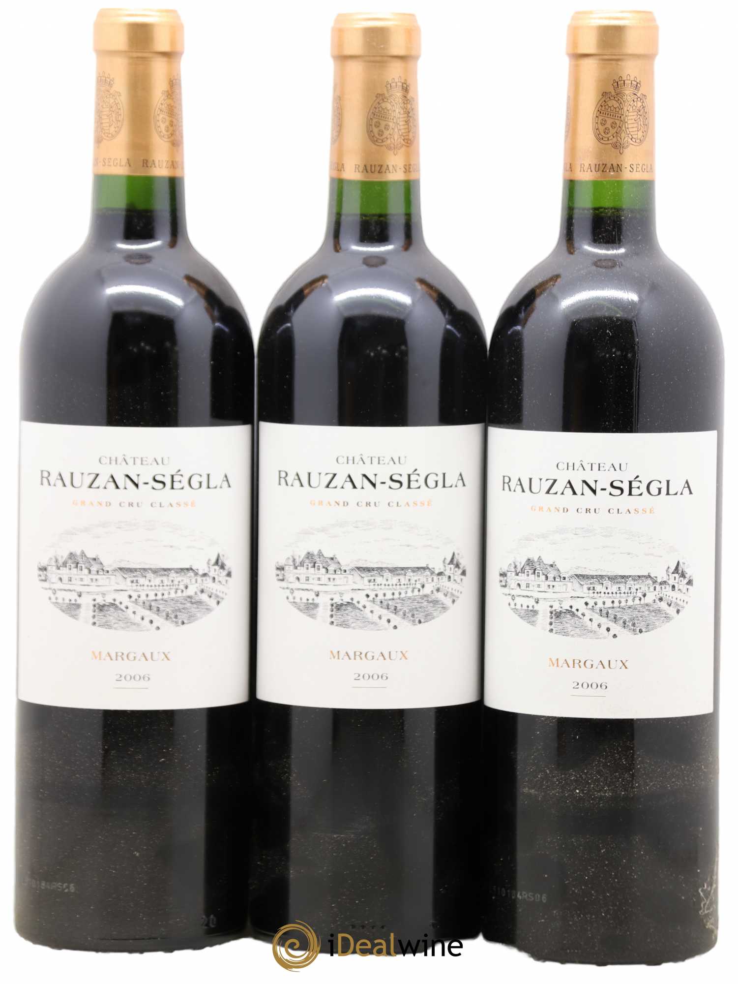 Château Rauzan Ségla Grand Cru Classé 2006 - Lot de 3 bouteilles - 0