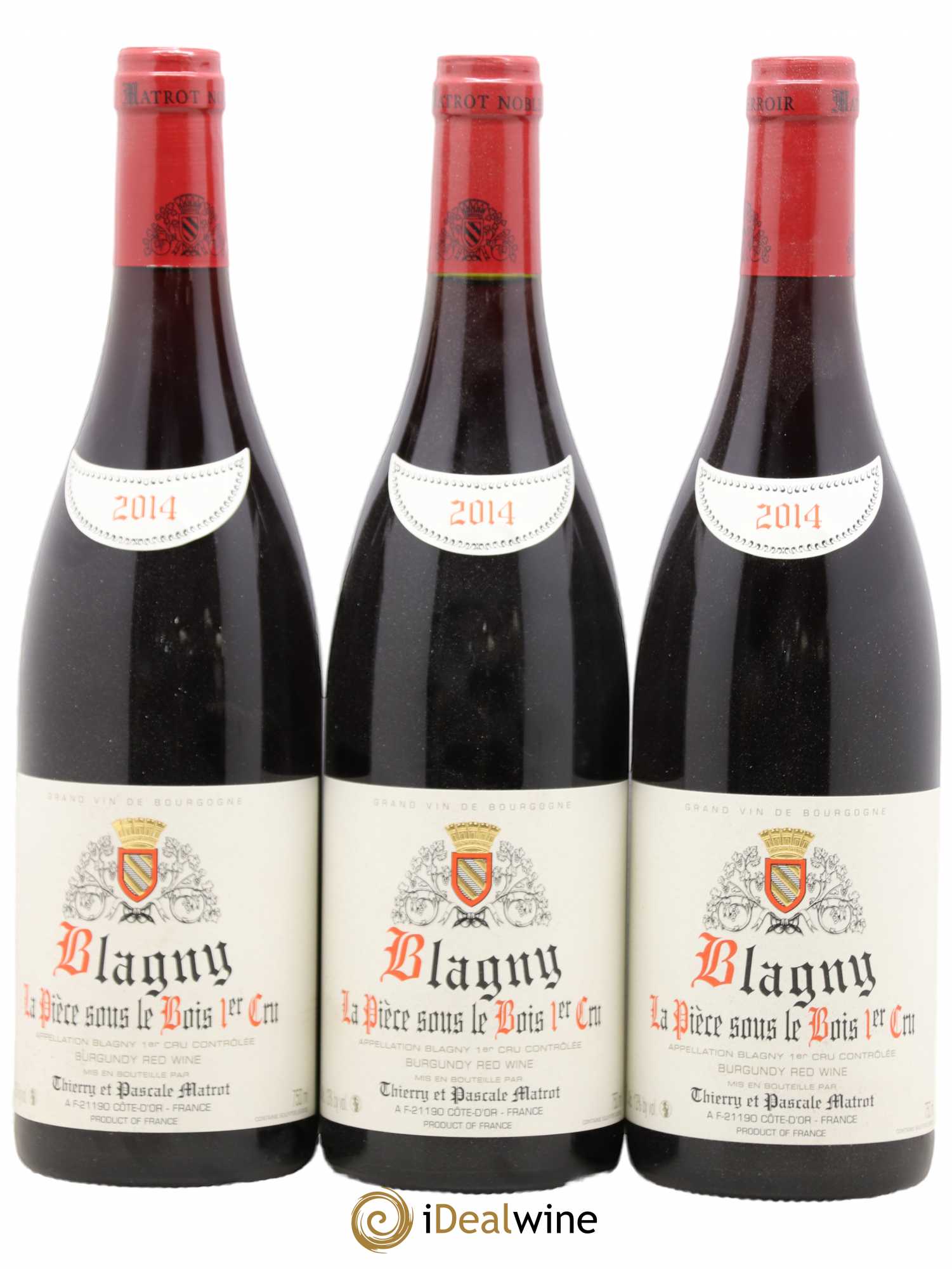 Blagny 1er Cru La Pièce sous le Bois Matrot (Domaine) 2014 - Lot de 3 bouteilles - 0