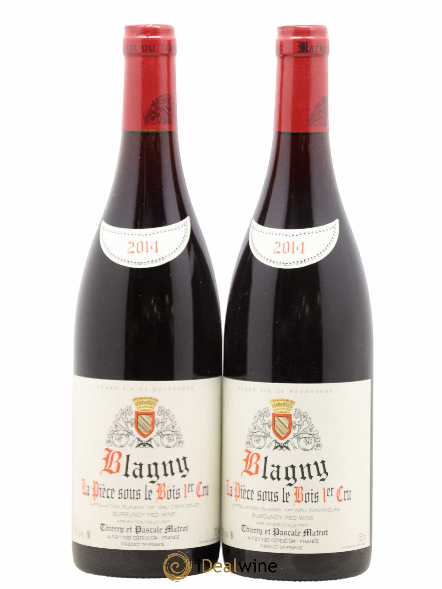 Blagny 1er Cru La Pièce sous le Bois Matrot (Domaine) 2014 - Lot de 2 bouteilles - 0