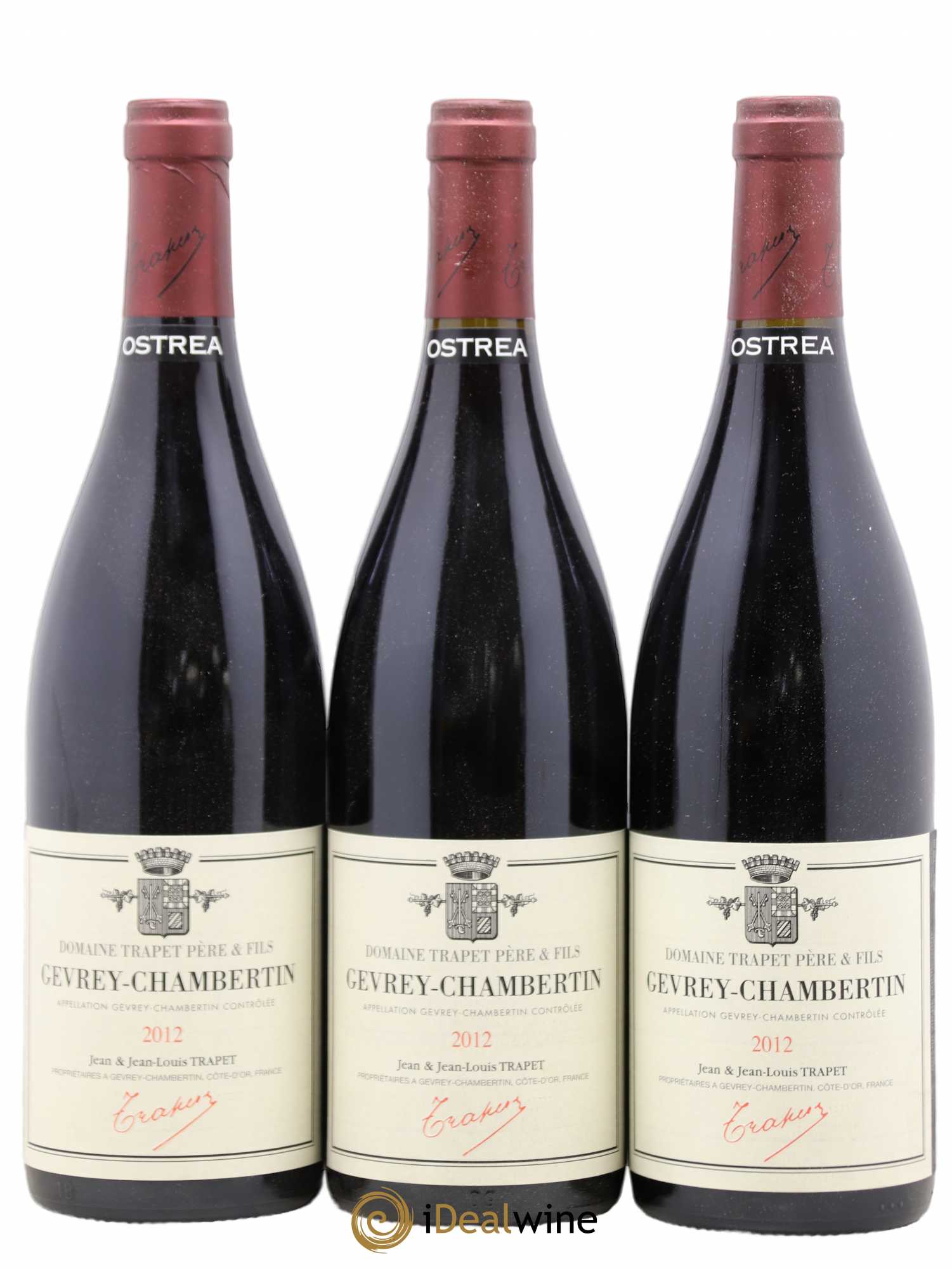 Gevrey-Chambertin Ostrea Domaine Trapet 2012 - Lot de 3 bouteilles - 0