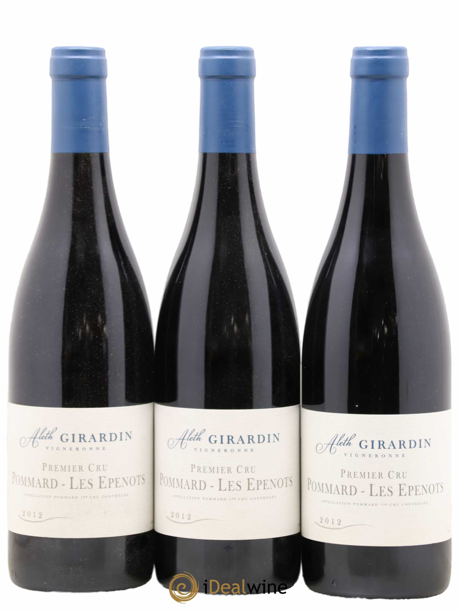 Pommard 1er Cru Les Epenots Aleth Girardin 2012 - Posten von 3 Flaschen - 0
