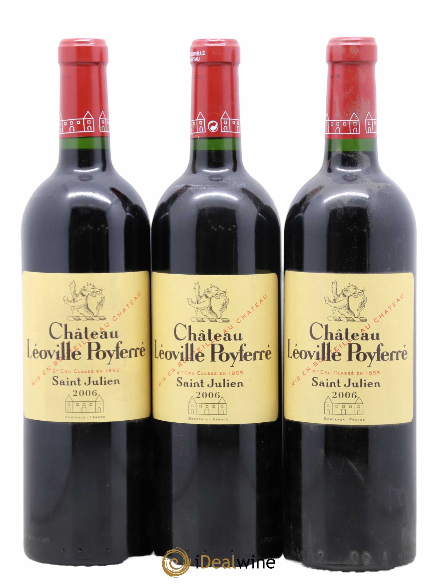 Château Léoville Poyferré 2ème Grand Cru Classé 2006 - Lot de 6 bouteilles - 2