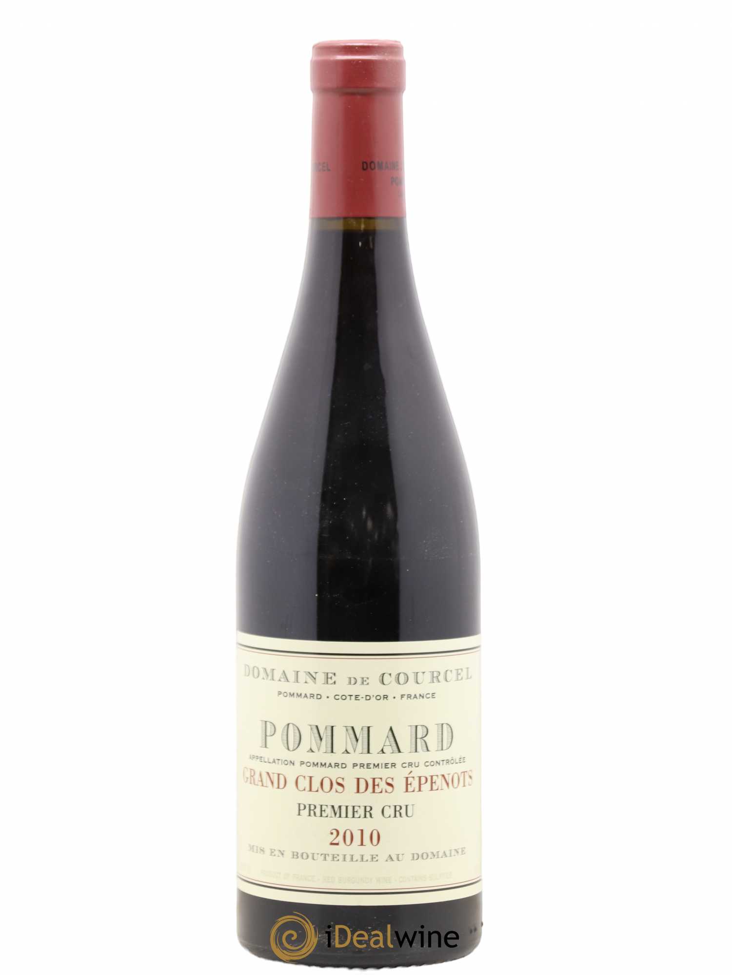 Pommard 1er Cru Grand Clos des Epenots de Courcel (Domaine) 2010 - Lot de 1 bouteille - 0