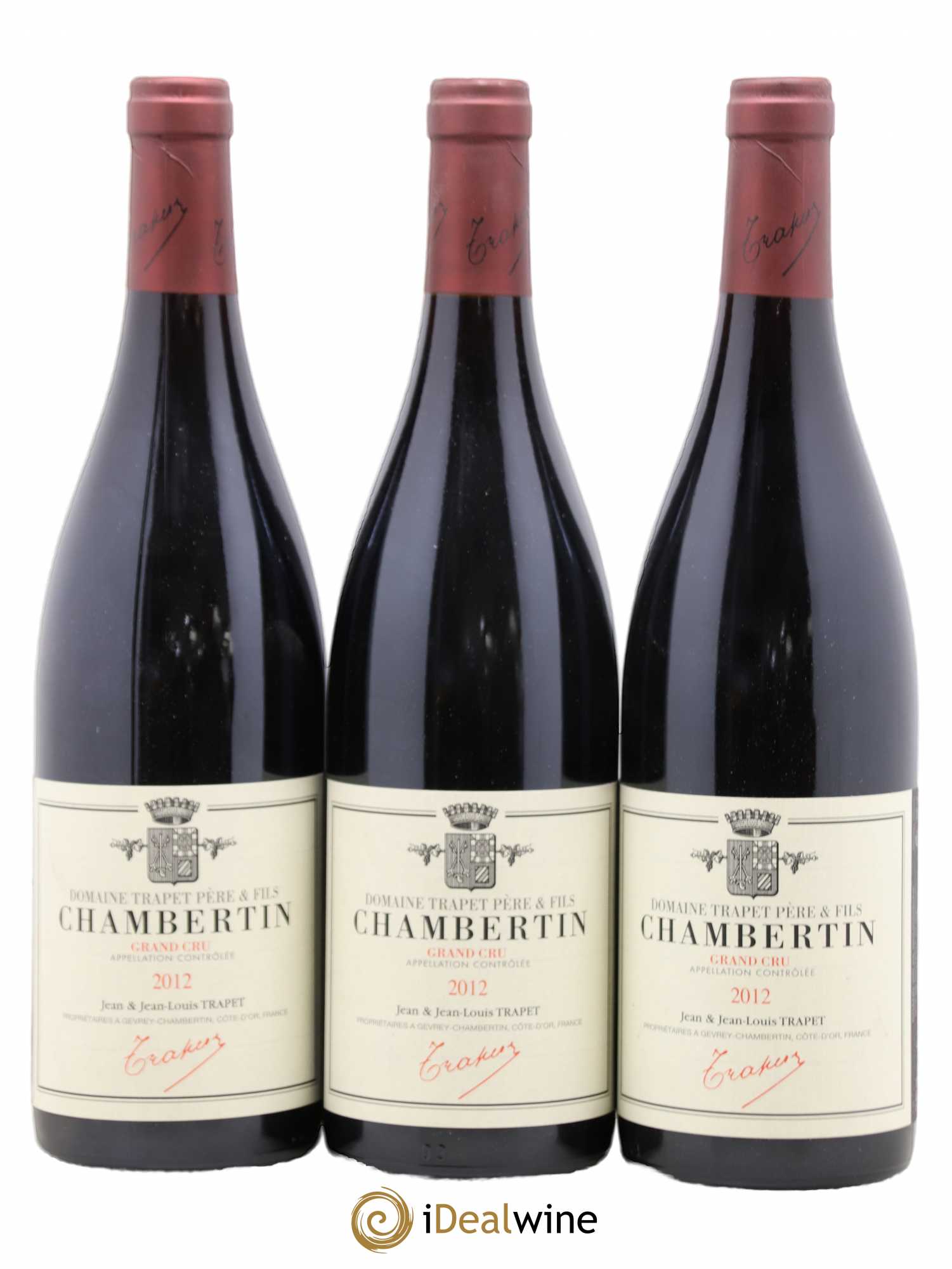 Chambertin Grand Cru Domaine Trapet 2012 - Lot de 3 bouteilles - 0