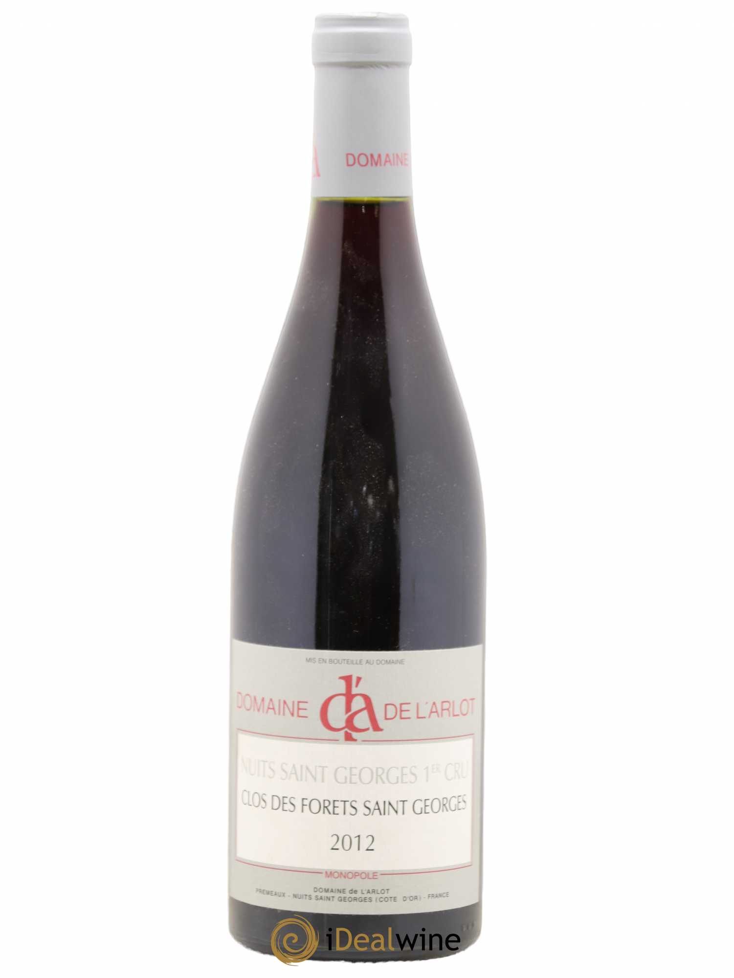 Nuits-Saint-Georges 1er Cru Clos des Forêts Saint-Georges Domaine de l'Arlot 2012 - Lot de 1 bouteille - 0