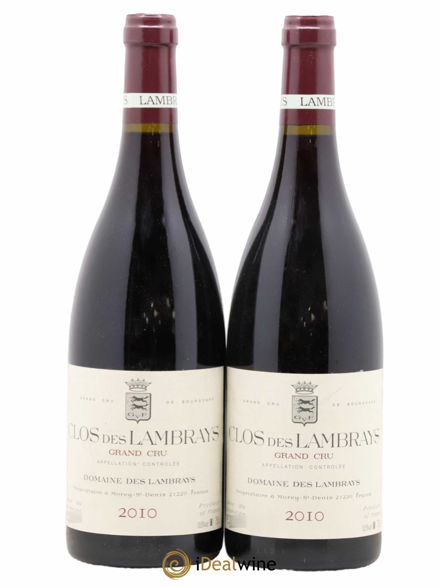 Clos des Lambrays Grand Cru Domaine des Lambrays 2010 - Lot de 2 bouteilles - 0