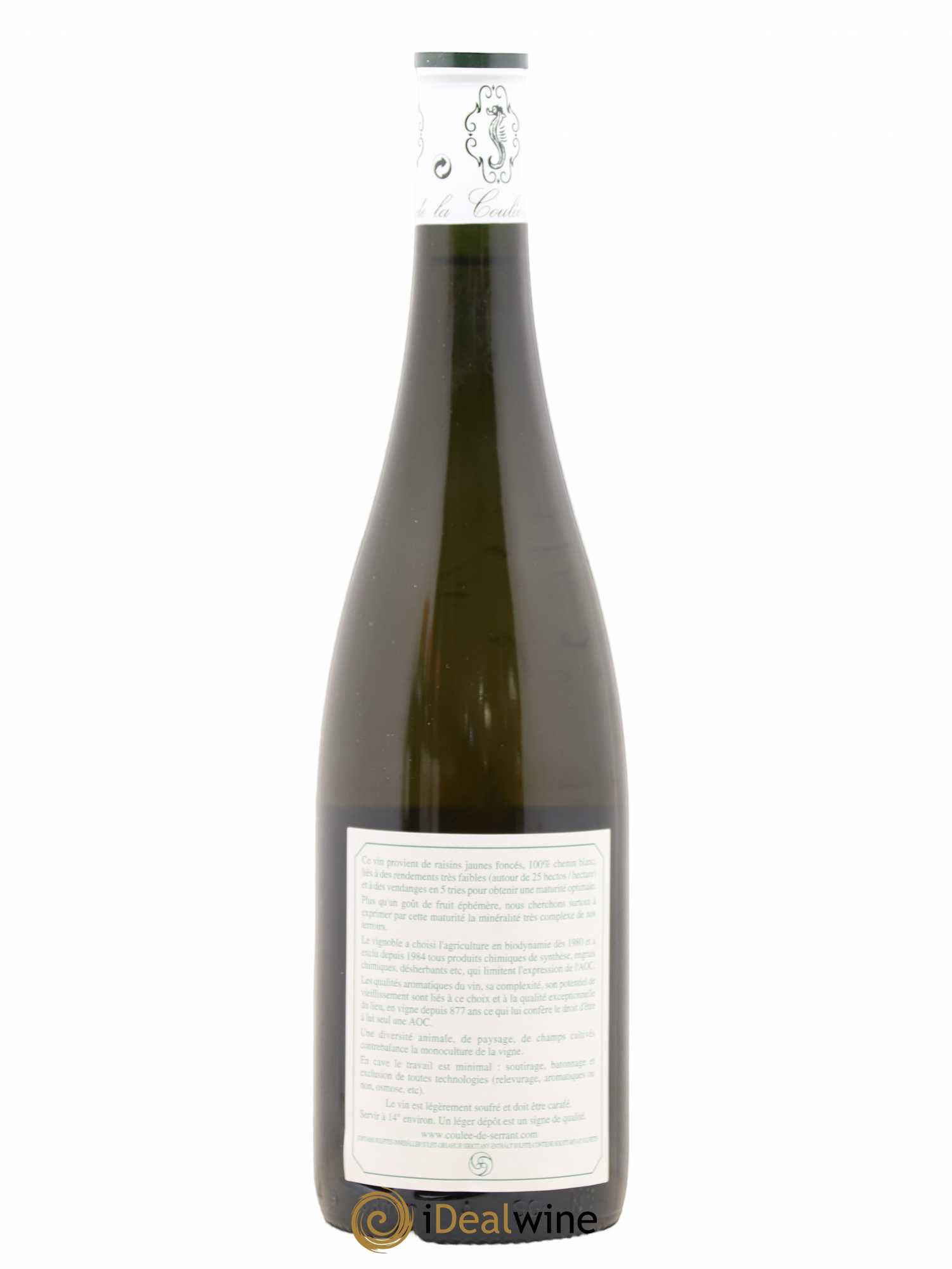 Savennières Clos de la Coulée de Serrant Vignobles de la Coulée de Serrant - Nicolas Joly 2013 - Lot de 1 bouteille - 1