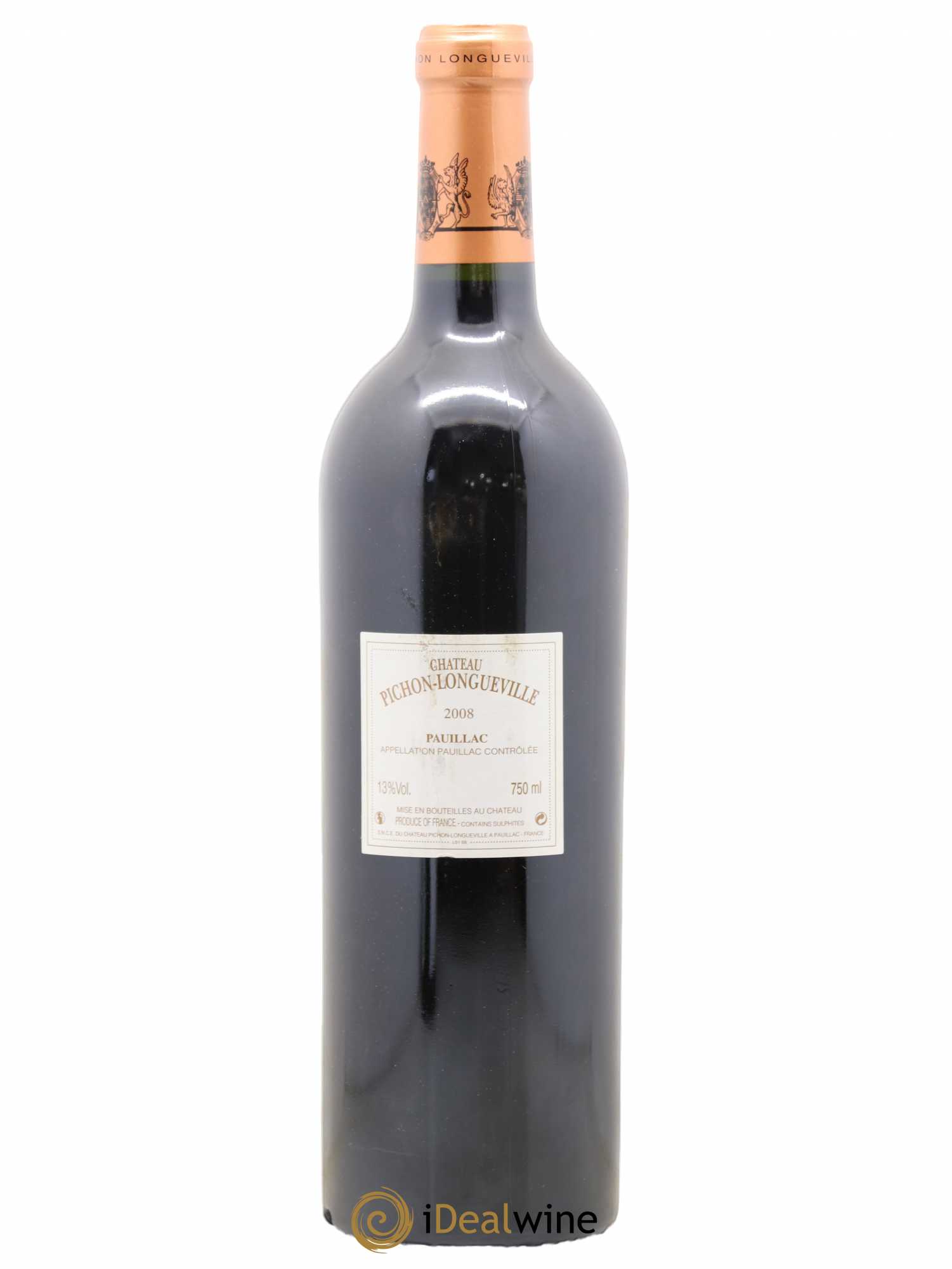 Pichon Longueville Baron 2ème Grand Cru Classé 2008 - Lot de 1 bouteille - 1