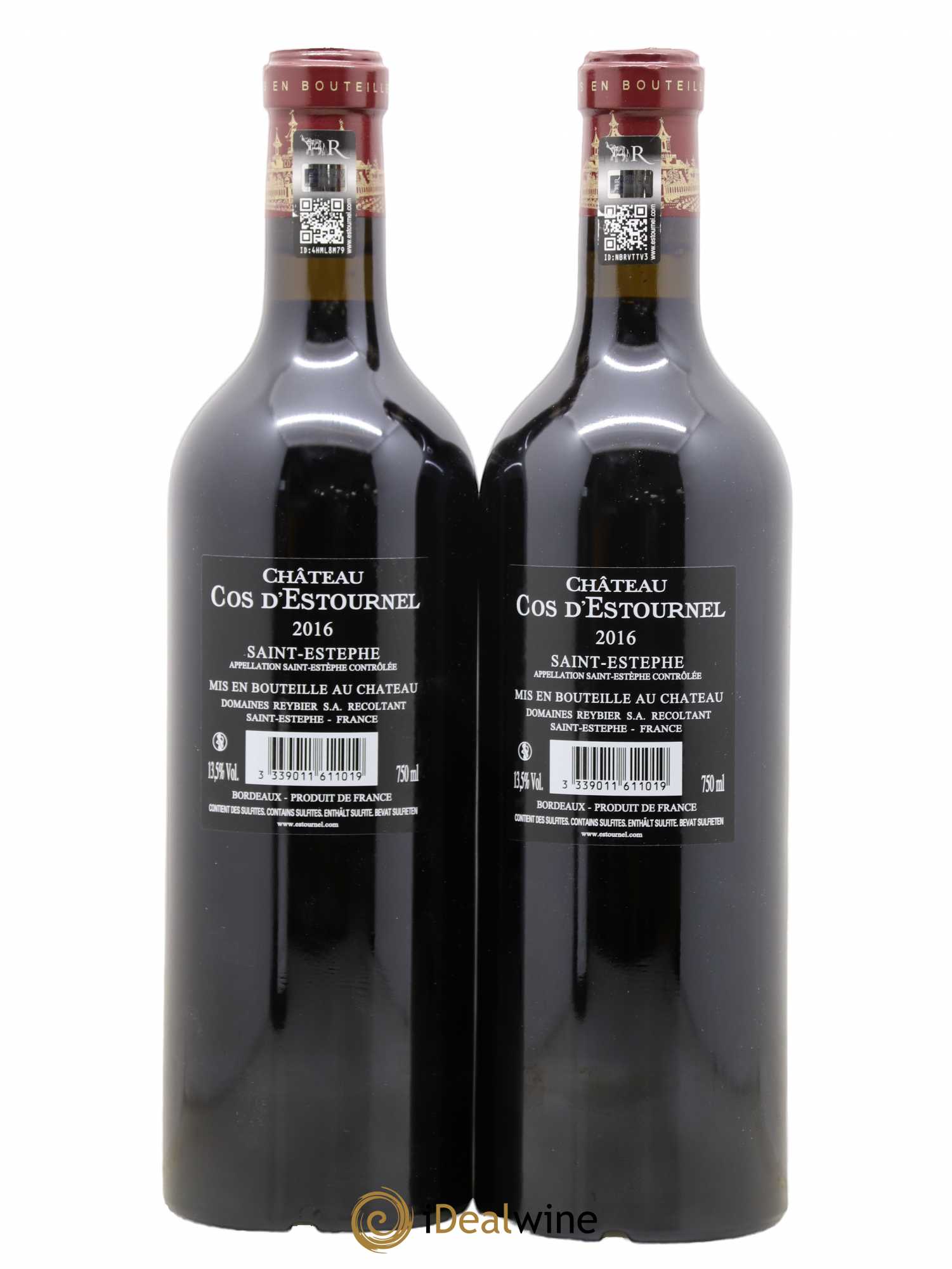 Cos d'Estournel 2ème Grand Cru Classé 2016 - Lot de 2 bouteilles - 1