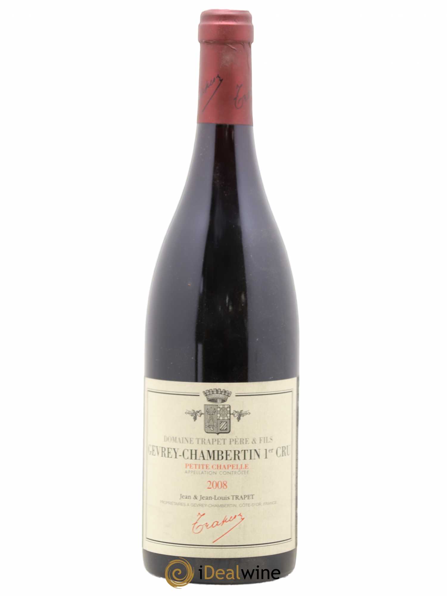 Gevrey-Chambertin 1er Cru Petite Chapelle Domaine Trapet 2008 - Lot de 1 bouteille - 0
