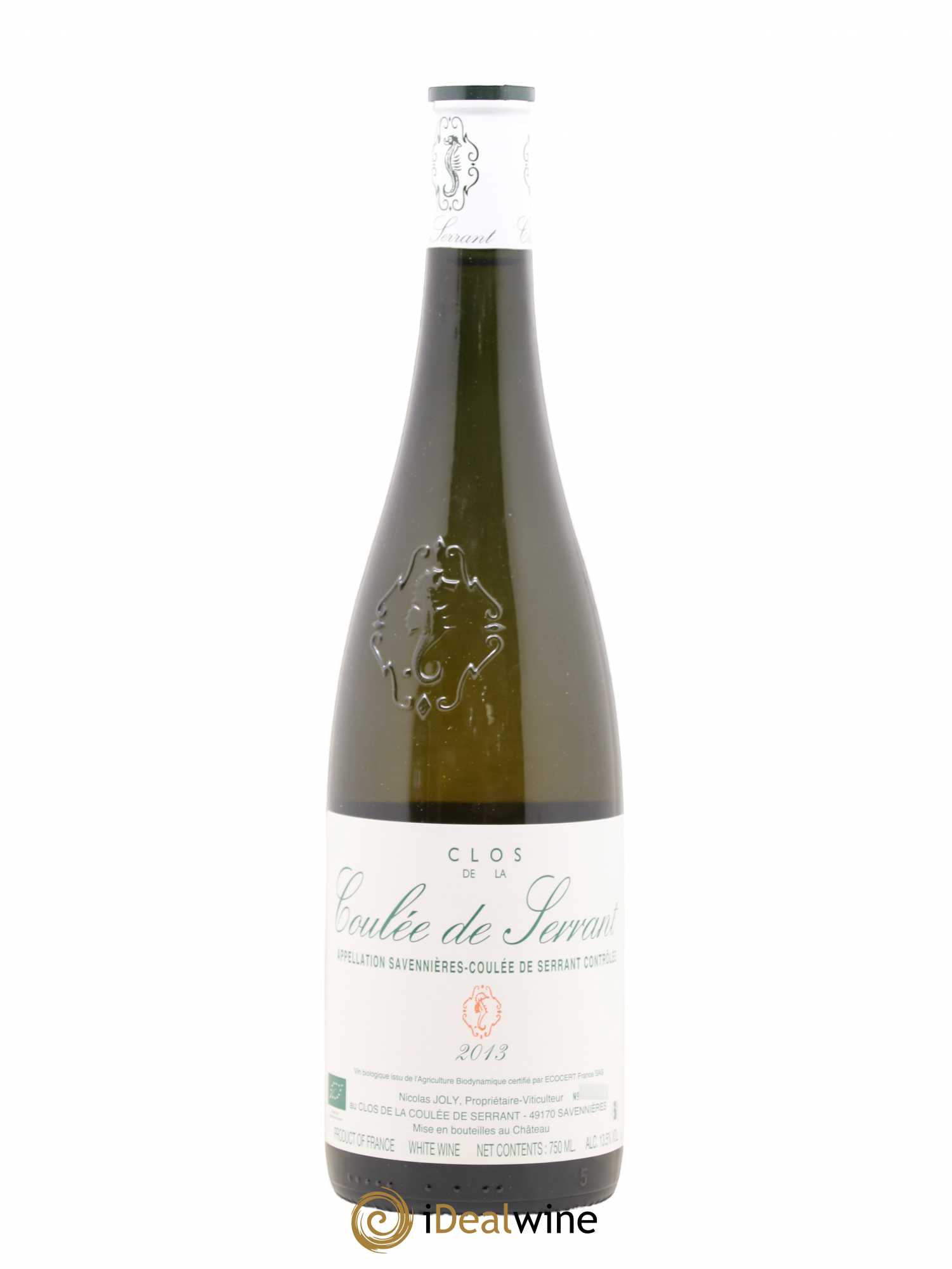 Savennières Clos de la Coulée de Serrant Moelleux Vignobles de la Coulée de Serrant - Nicolas Joly 2013 - Lotto di 1 bottiglia - 0