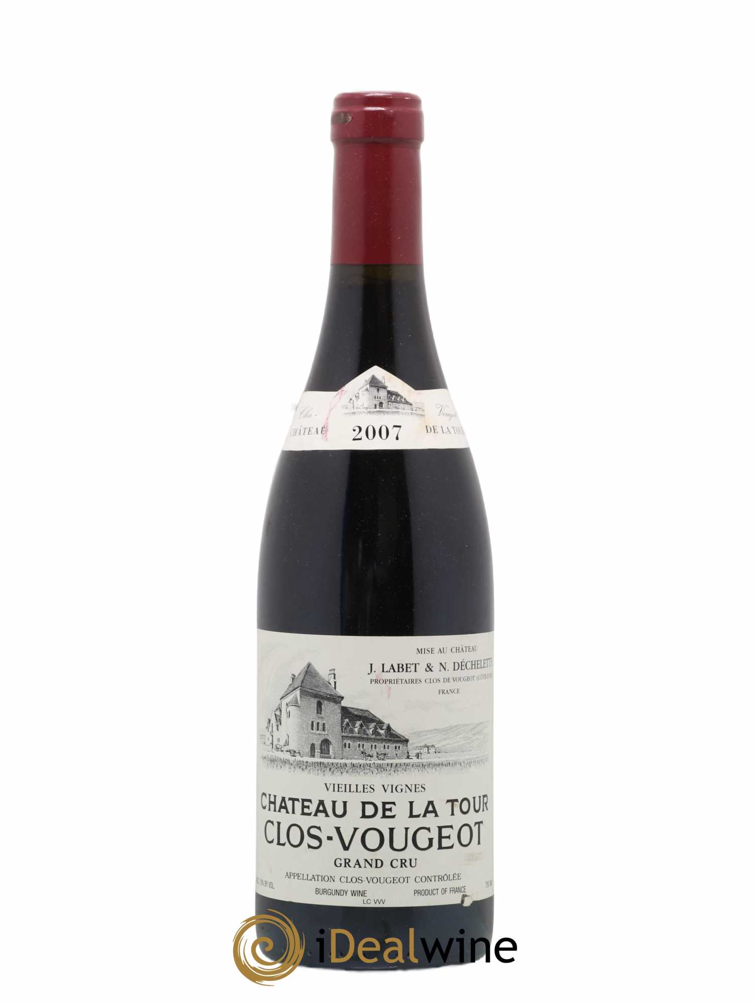 Clos de Vougeot Grand Cru Vieilles Vignes Château de La Tour 2007 - Lot de 1 bouteille - 0