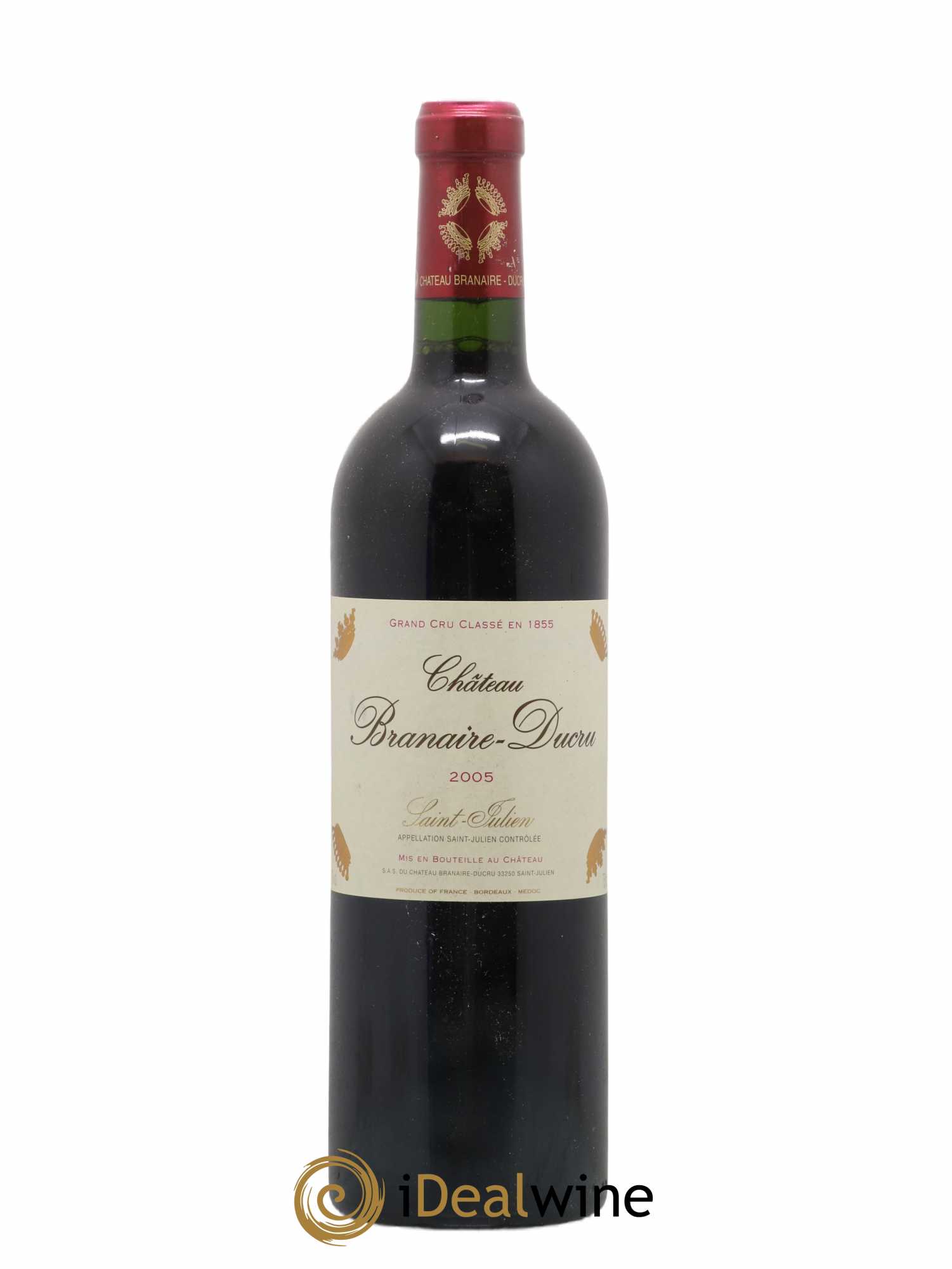 Château Branaire Ducru 4ème Grand Cru Classé 2005 - Lot de 1 bouteille - 0