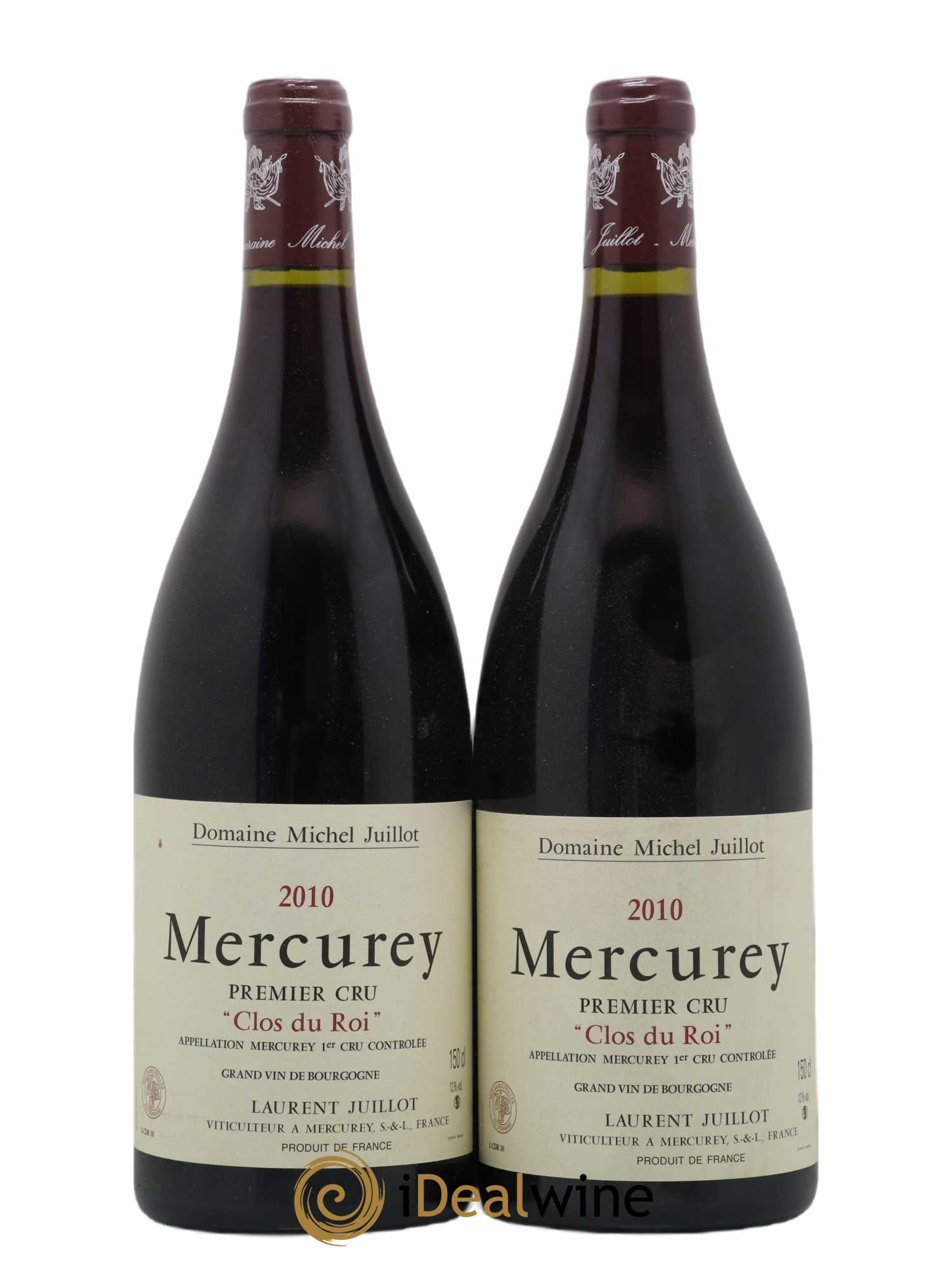 Mercurey 1er Cru Clos du Roi Michel Juillot (Domaine) 2010 - Lot de 2 magnums - 0