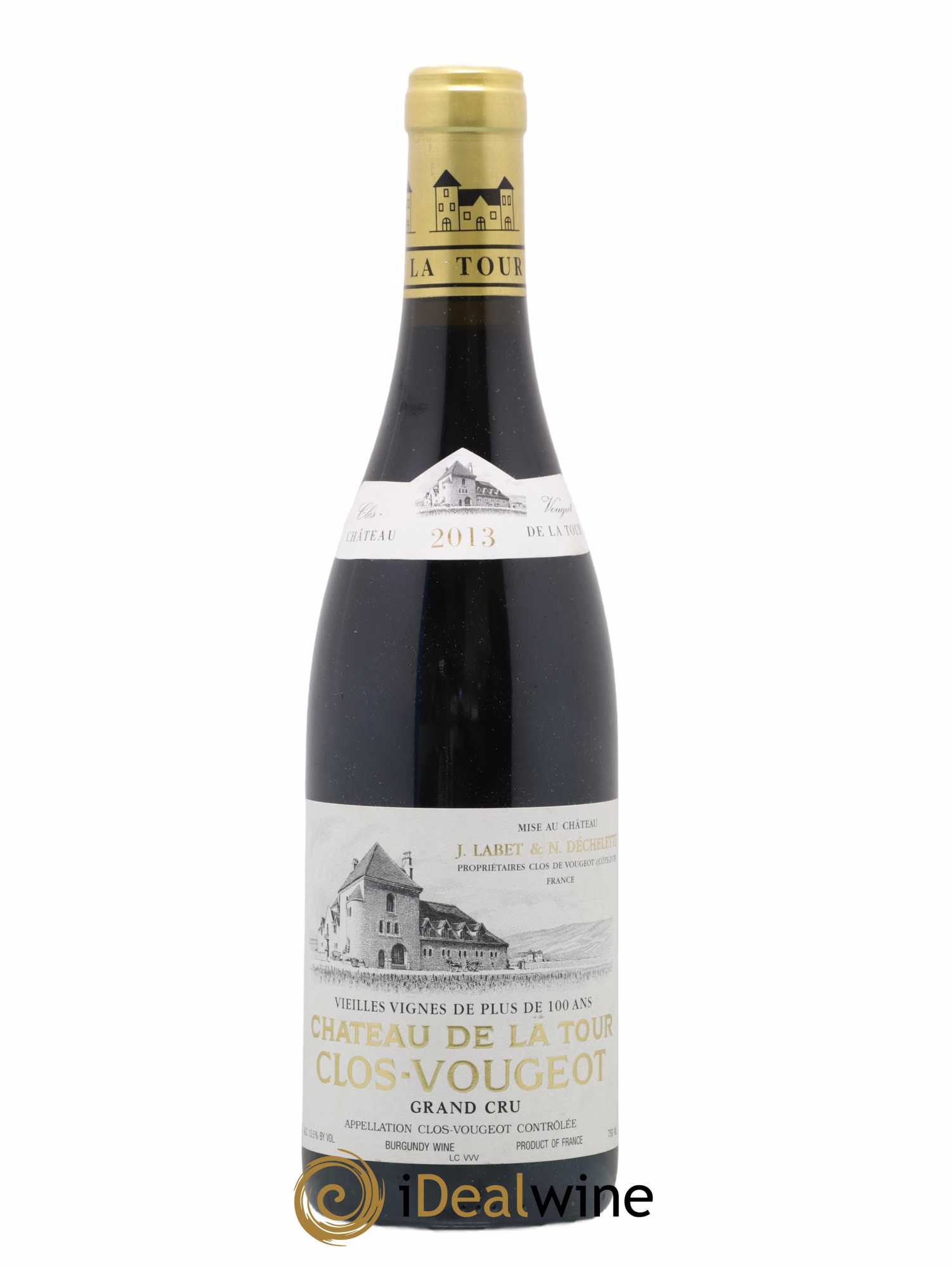 Clos de Vougeot Grand Cru Vieilles Vignes Château de La Tour 2013 - Lot de 1 bouteille - 0