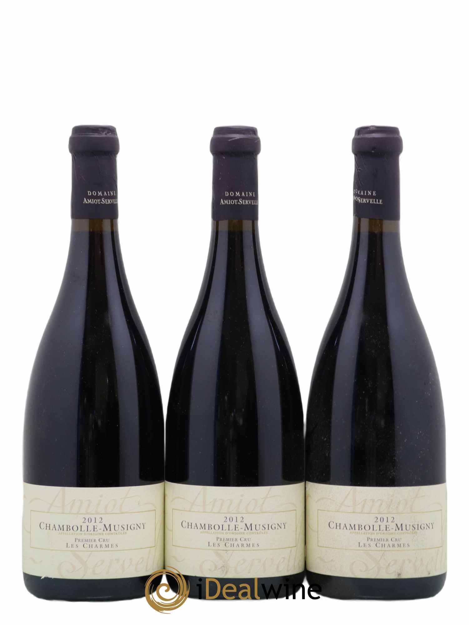 Chambolle-Musigny 1er Cru Les Charmes Amiot-Servelle 2012 - Lot de 3 bouteilles - 0