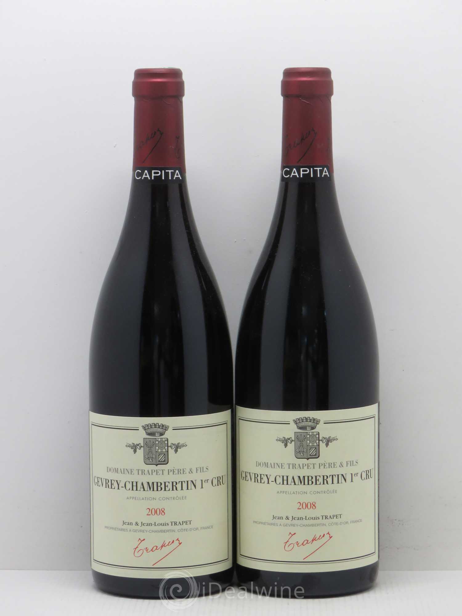 Gevrey-Chambertin 1er Cru Capita Domaine Trapet 2008 - Lot de 2 bouteilles - 0