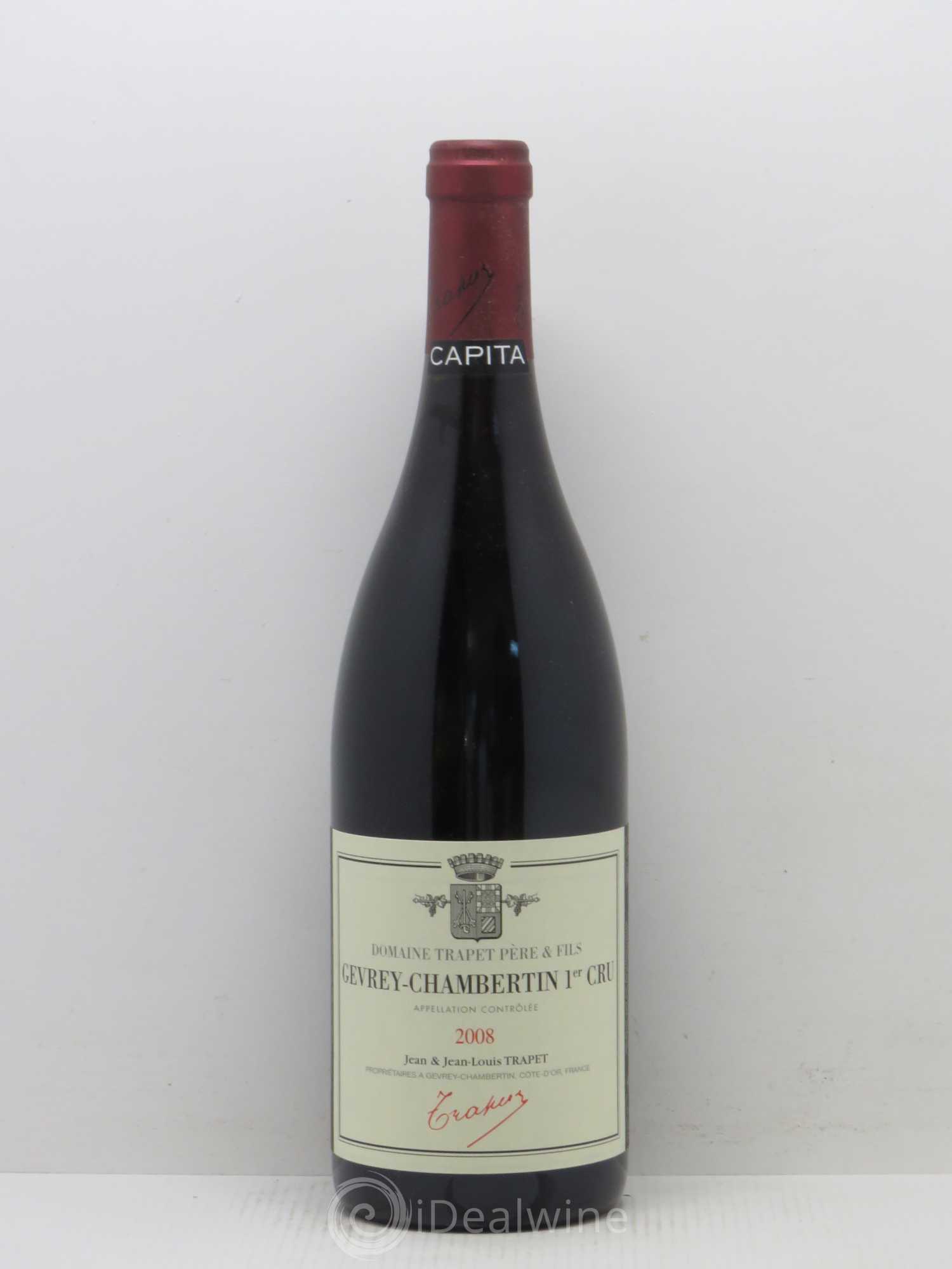 Gevrey-Chambertin 1er Cru Capita Domaine Trapet 2008 - Lot de 1 bouteille - 0