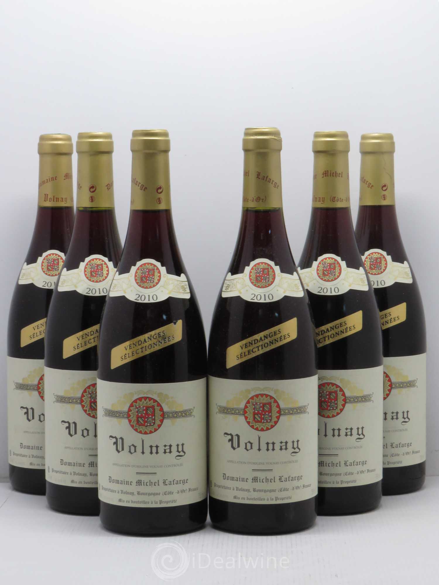Volnay Vendanges sélectionnées Lafarge (Domaine) 2010 - Lot de 6 bouteilles - 0