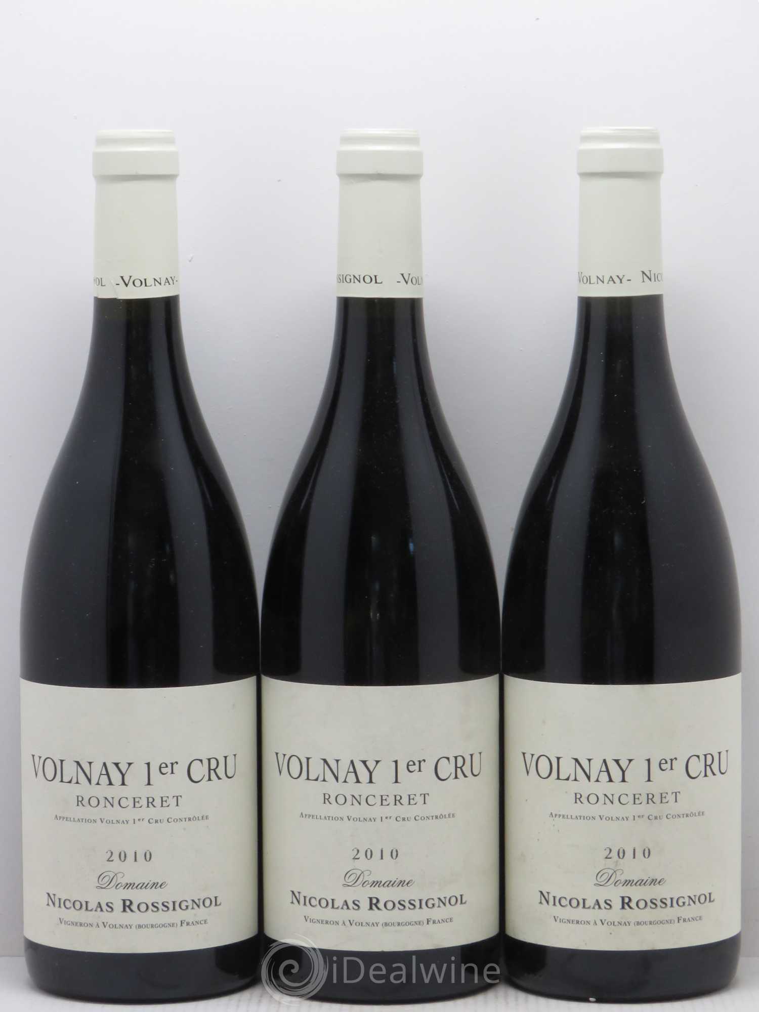Volnay 1er Cru Roncerets Domaine Nicolas Rossignol 2010 - Lot of 6 bottles - 2