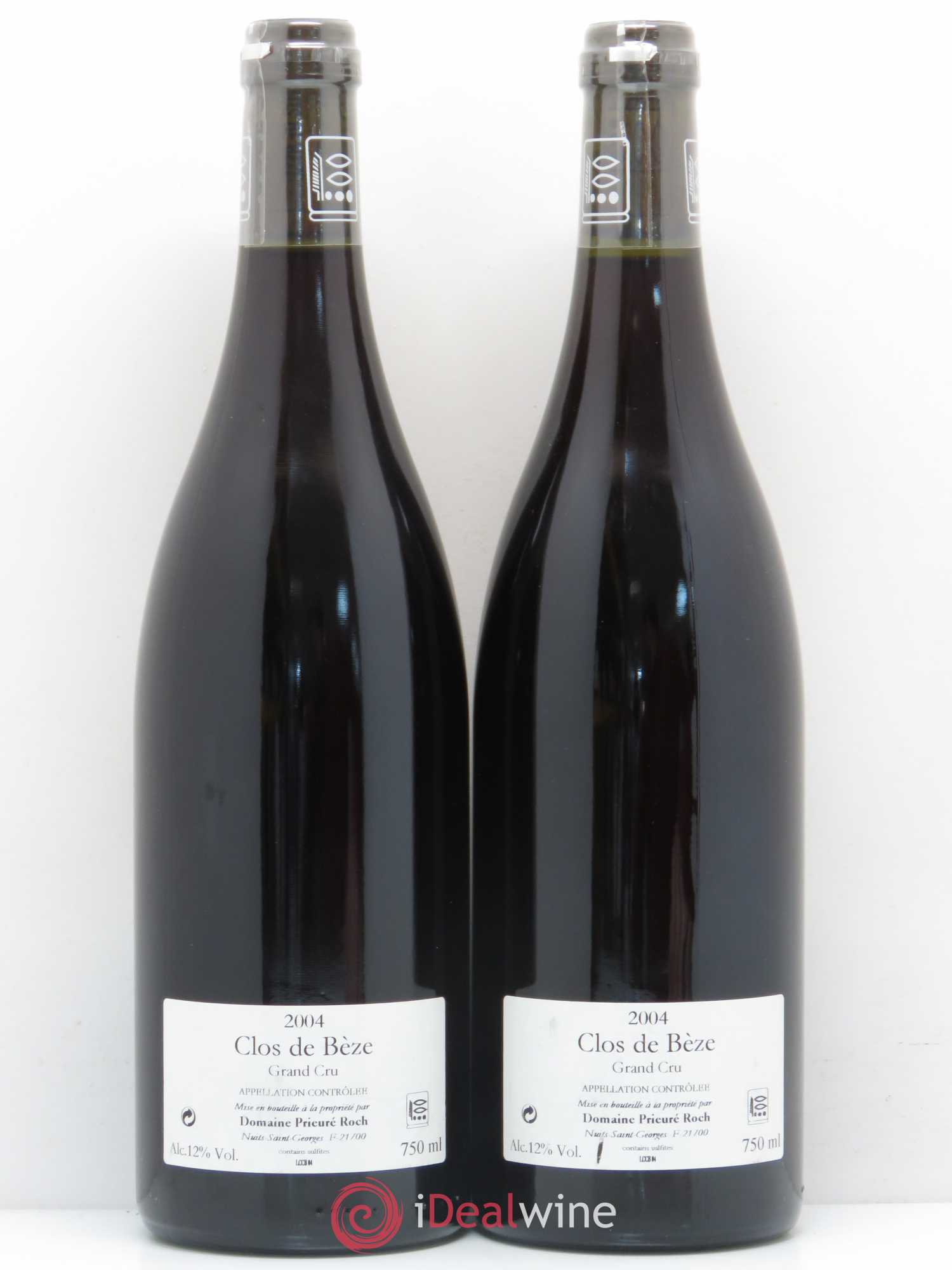 Chambertin Clos de Bèze Grand Cru Prieuré Roch 2004 - Lot de 2 bouteilles - 1
