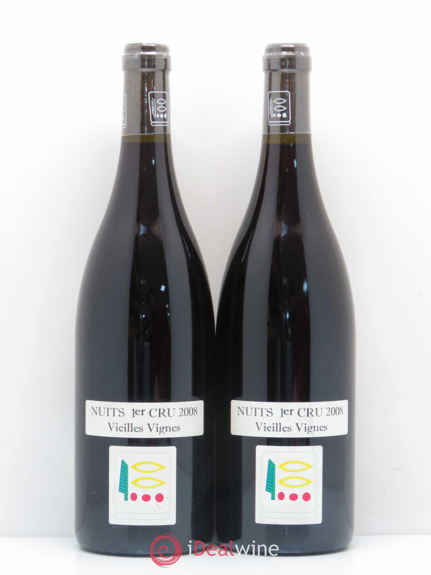 Nuits-Saint-Georges 1er Cru Vieilles Vignes Prieuré Roch 2008 - Lot de 2 bouteilles - 0