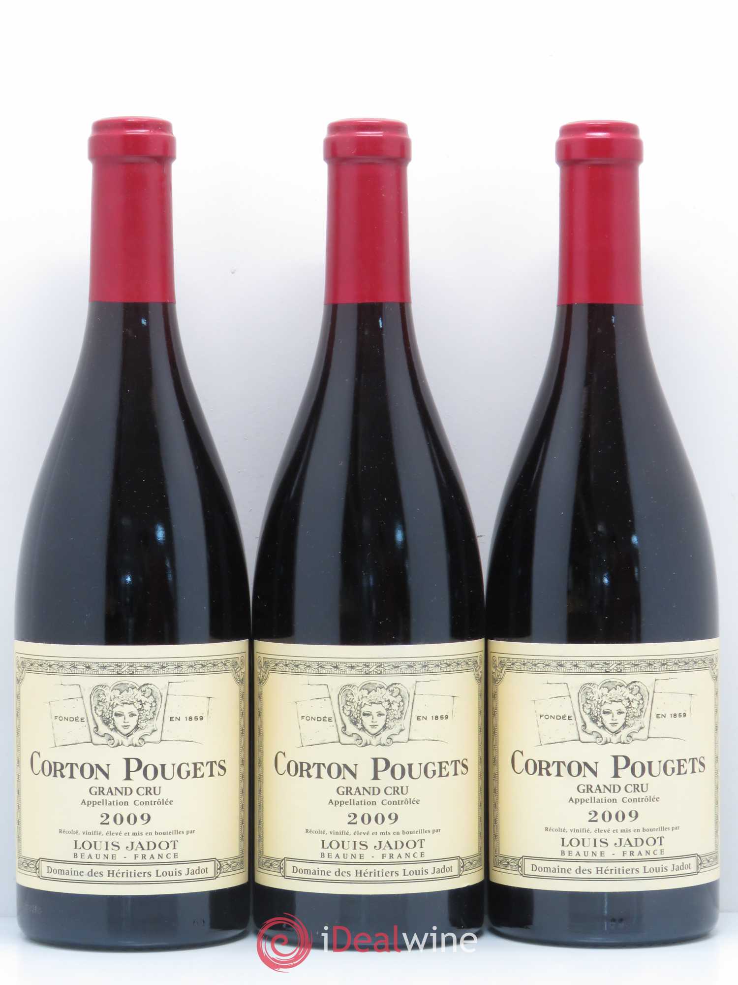 Corton Grand Cru Pougets Maison Louis Jadot 2009 - Lot de 3 bouteilles - 0
