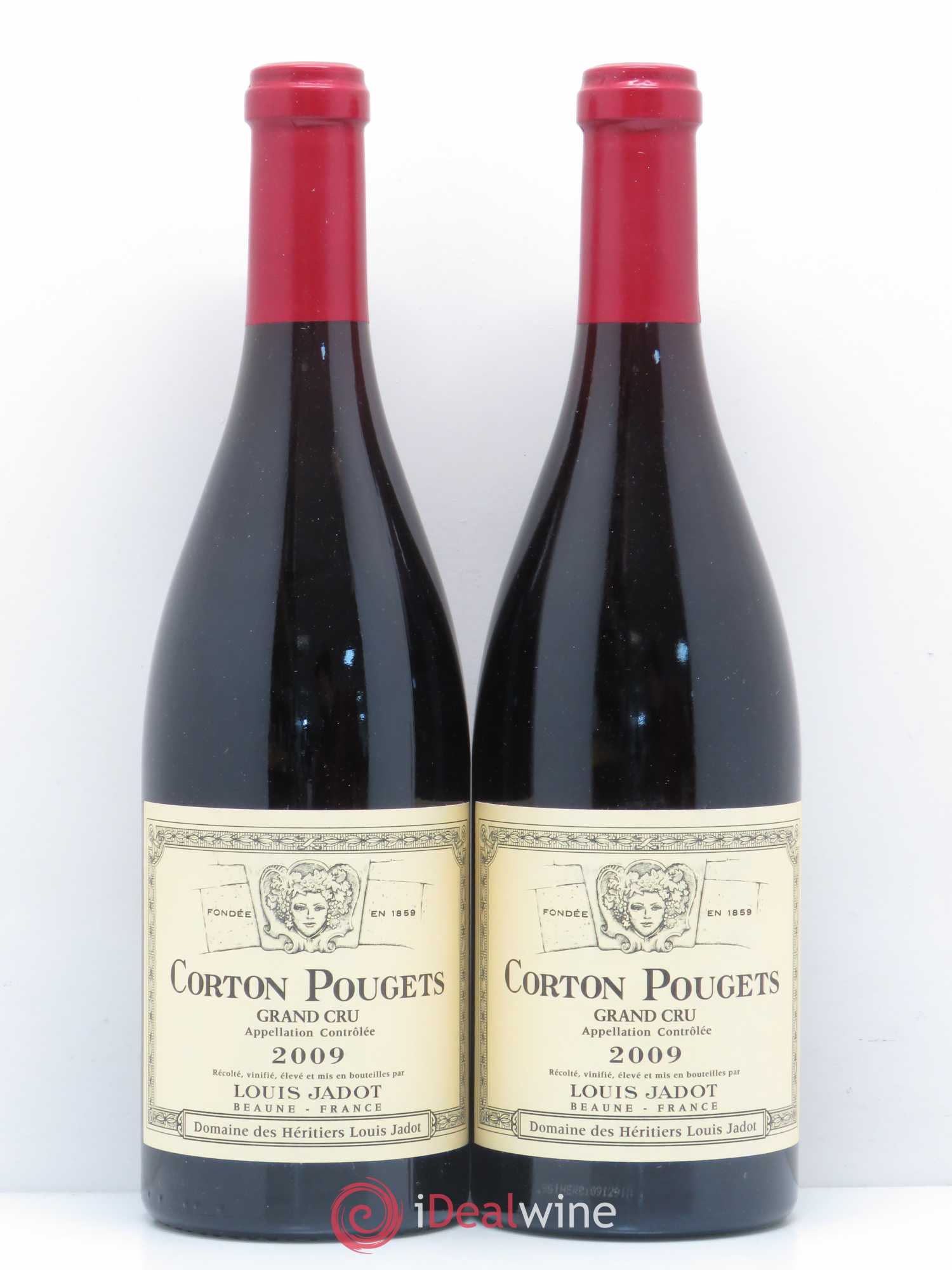 Corton Grand Cru Pougets Maison Louis Jadot 2009 - Lot de 2 bouteilles - 0