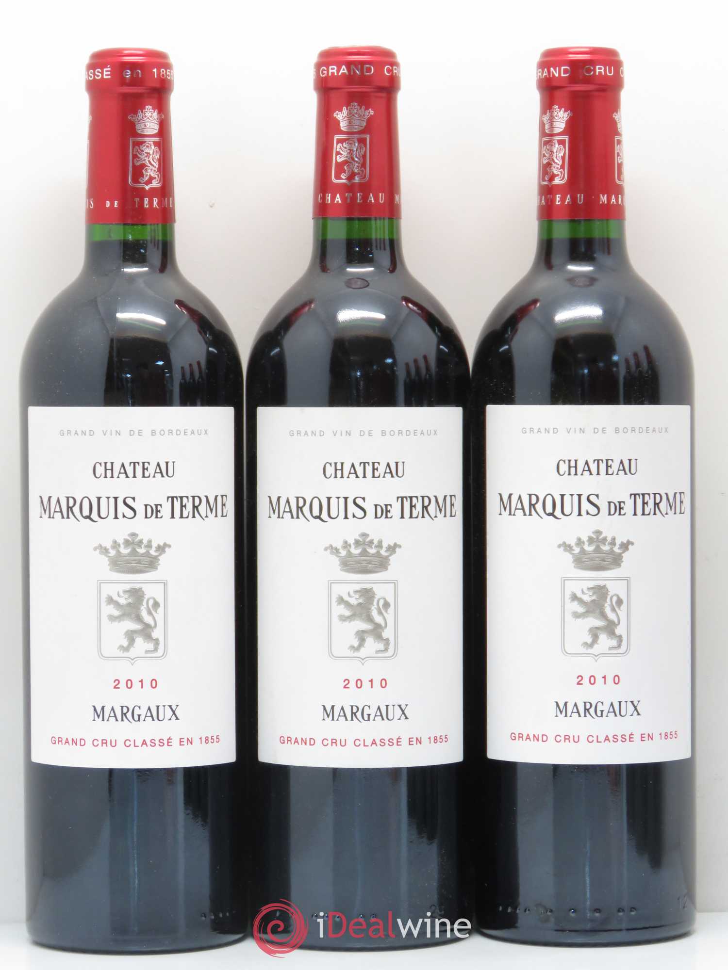 Château Marquis de Terme 4ème Grand Cru Classé 2010 - Lot de 6 bouteilles - 1