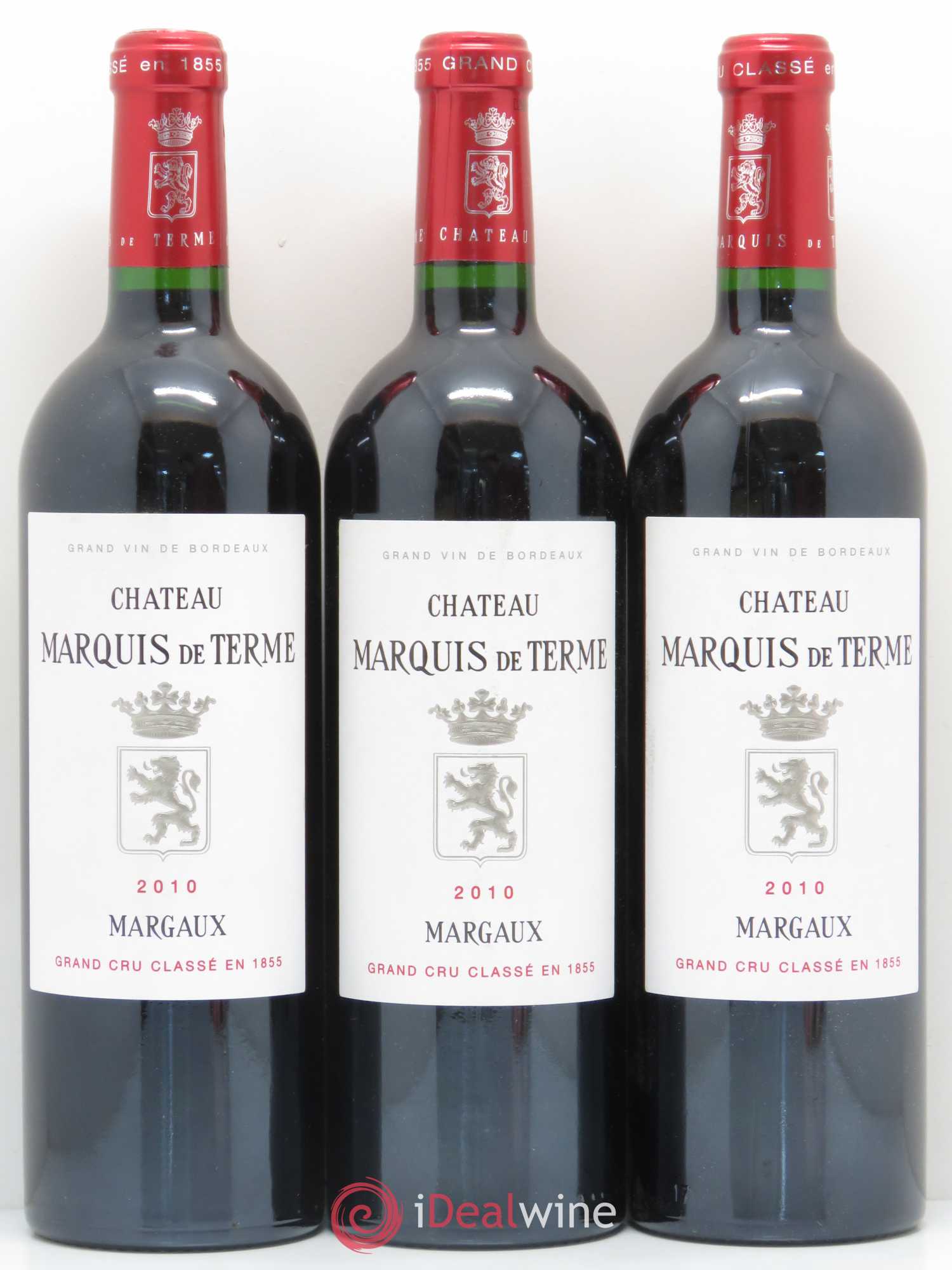 Château Marquis de Terme 4ème Grand Cru Classé 2010 - Lot de 6 bouteilles - 2