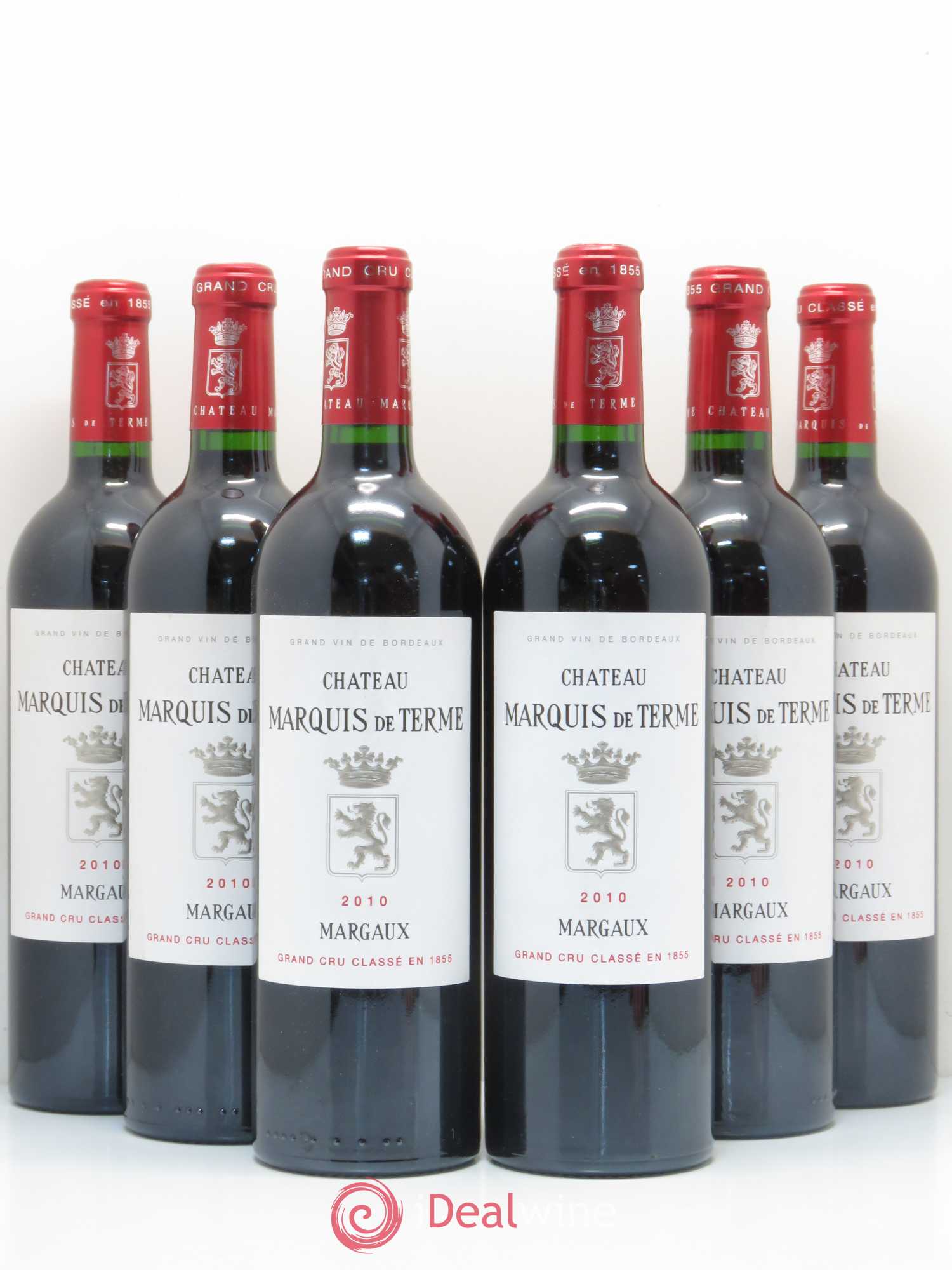 Château Marquis de Terme 4ème Grand Cru Classé 2010 - Lot de 6 bouteilles - 0