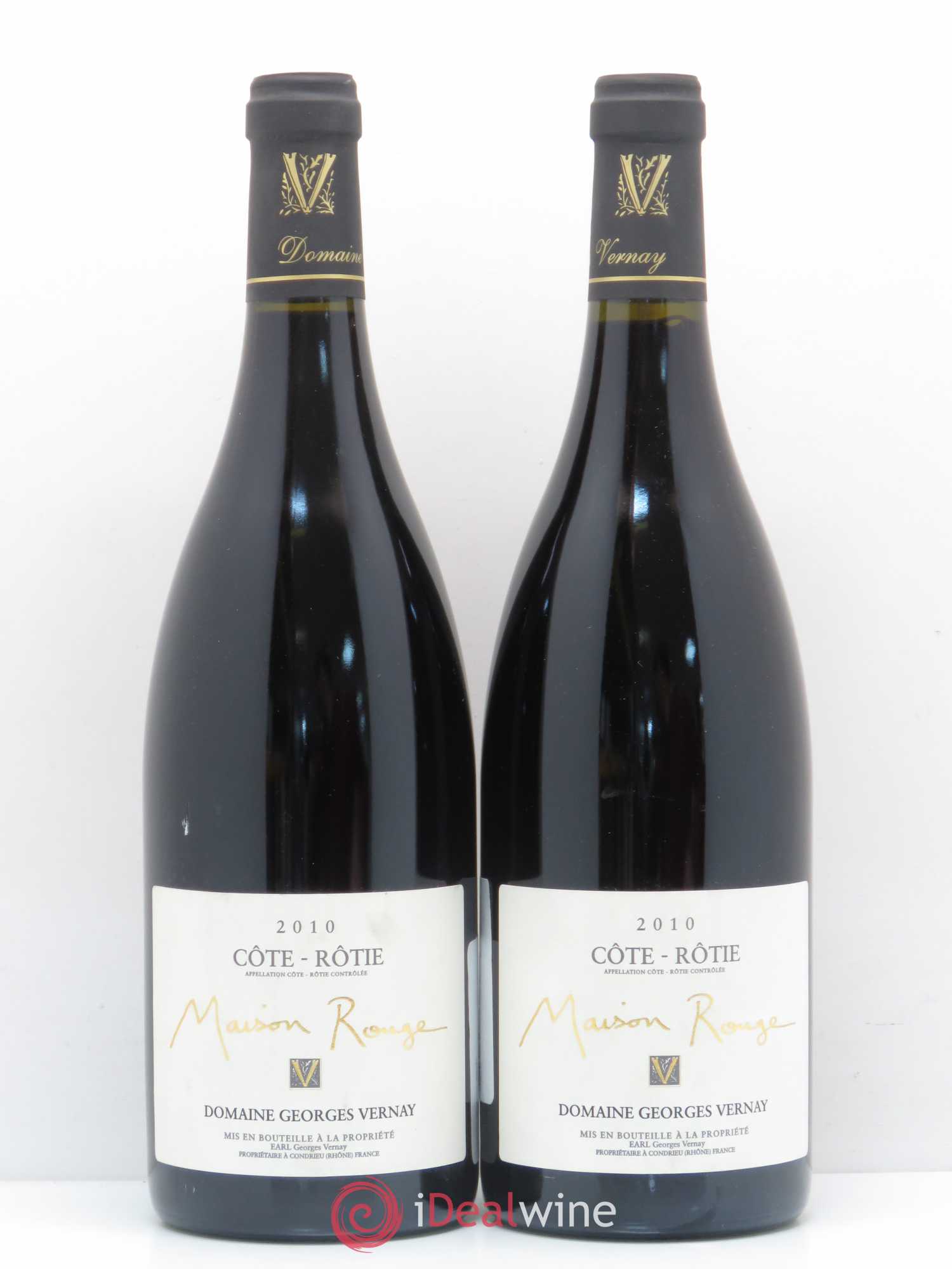 Côte-Rôtie Maison Rouge Georges Vernay 2010 - Lot de 2 bouteilles - 0