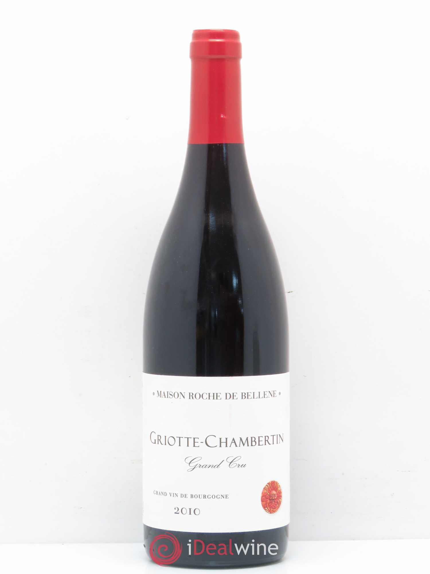 Griotte-Chambertin Grand Cru Maison Roche de Bellene 2010 - Lot de 1 bouteille - 0